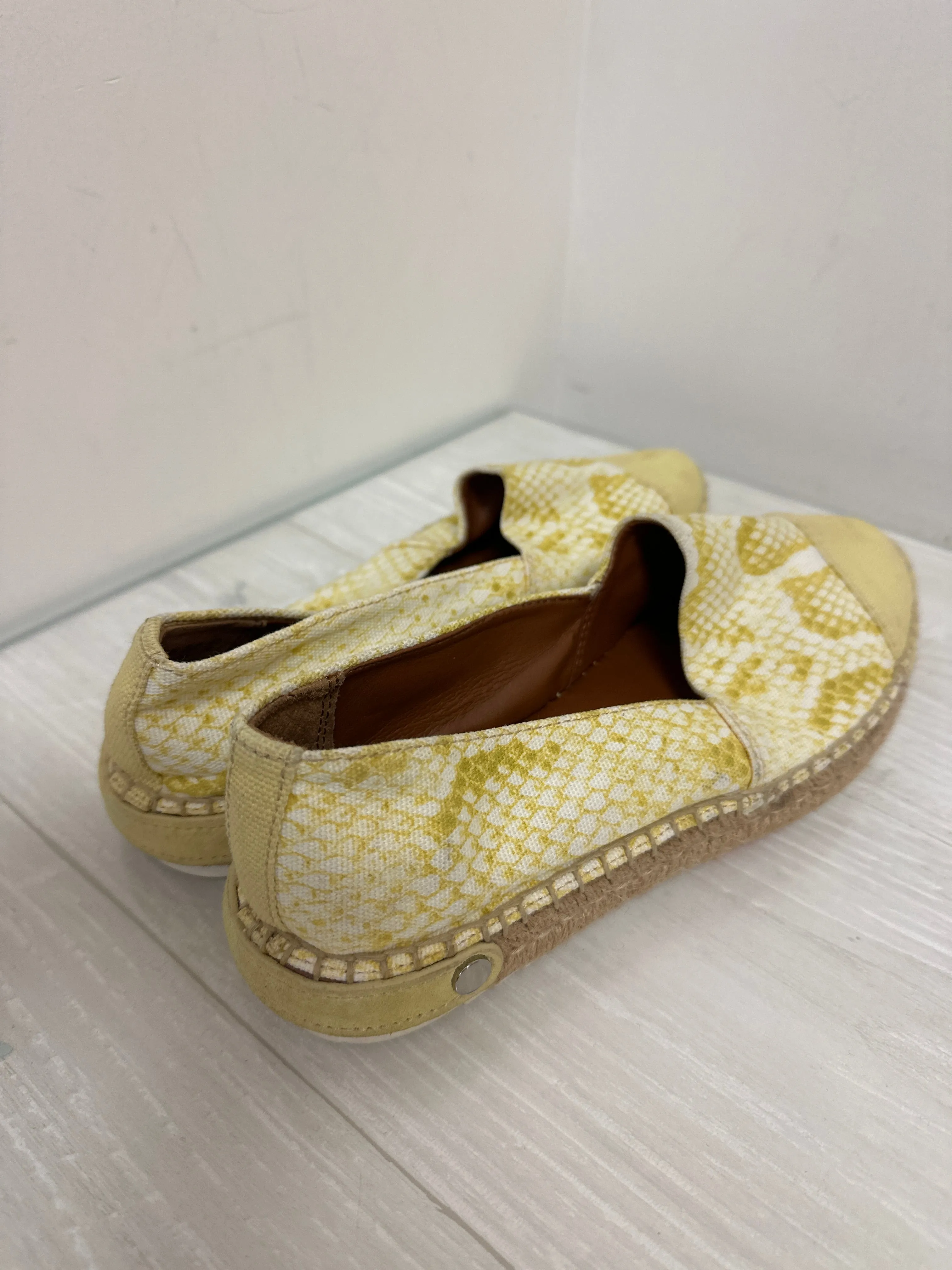 Shoes Flats By Franco Sarto In Yellow, Size: 8 franco sarto