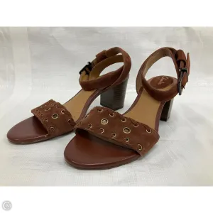 Shoes Heels Block By Clarks In Brown, Size: 7 clarks