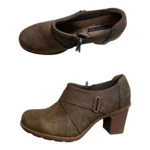Shoes Heels Block By Clarks In Brown, Size: 7.5 clarks