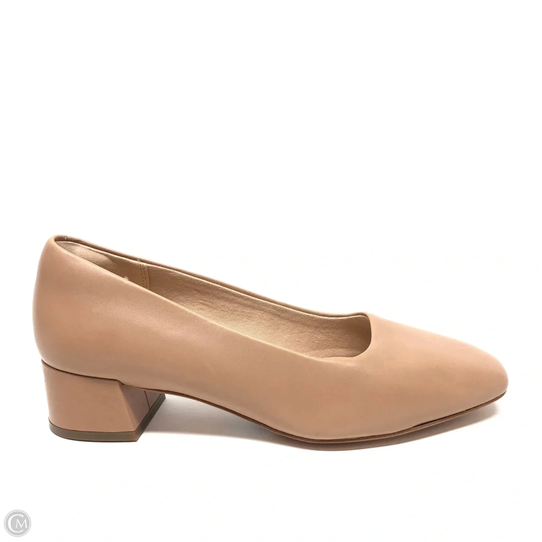 Shoes Heels Block By Clarks In Tan, Size: 9.5 clarks