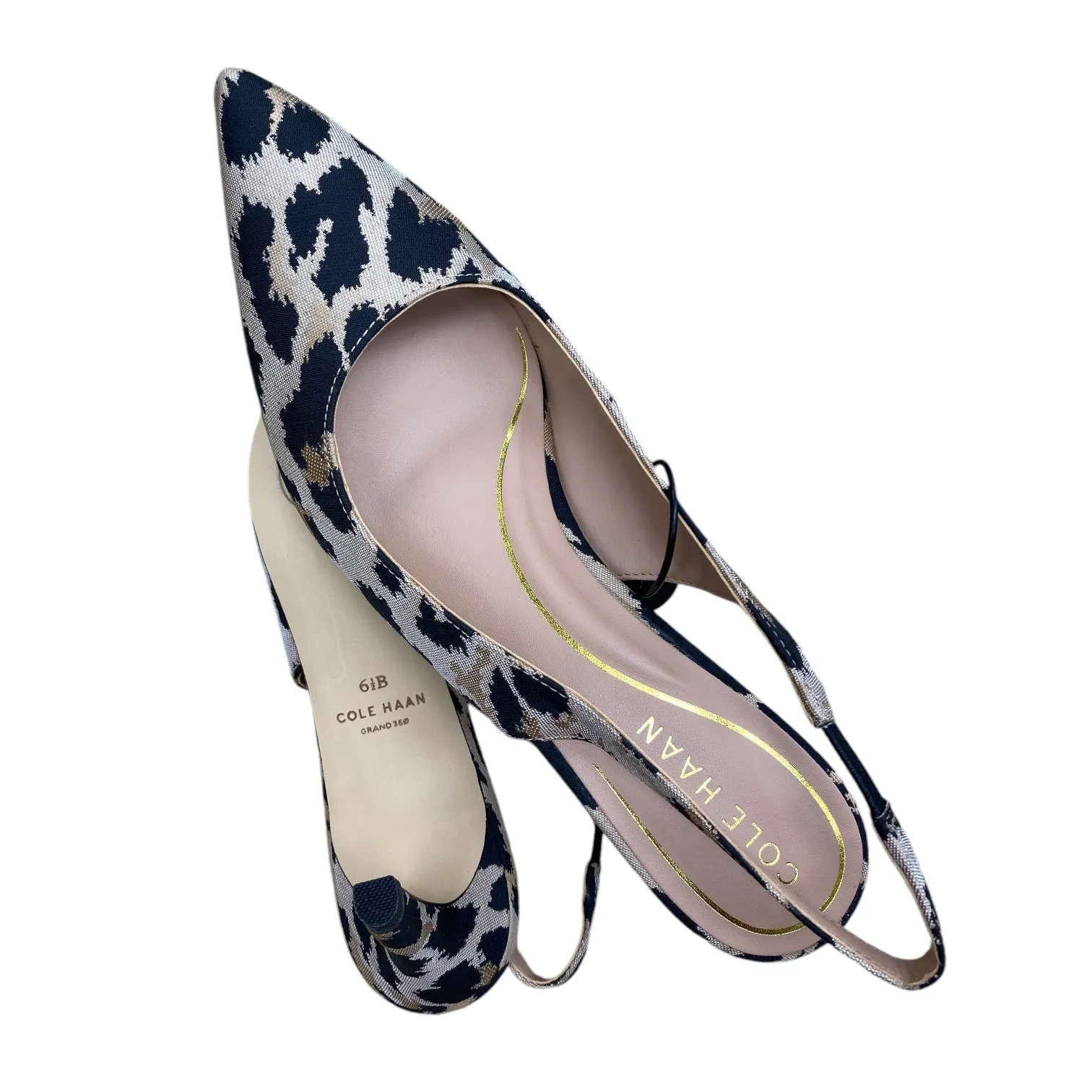 Shoes Heels Block By Cole-haan In Animal Print, Size: 6.5 cole haan