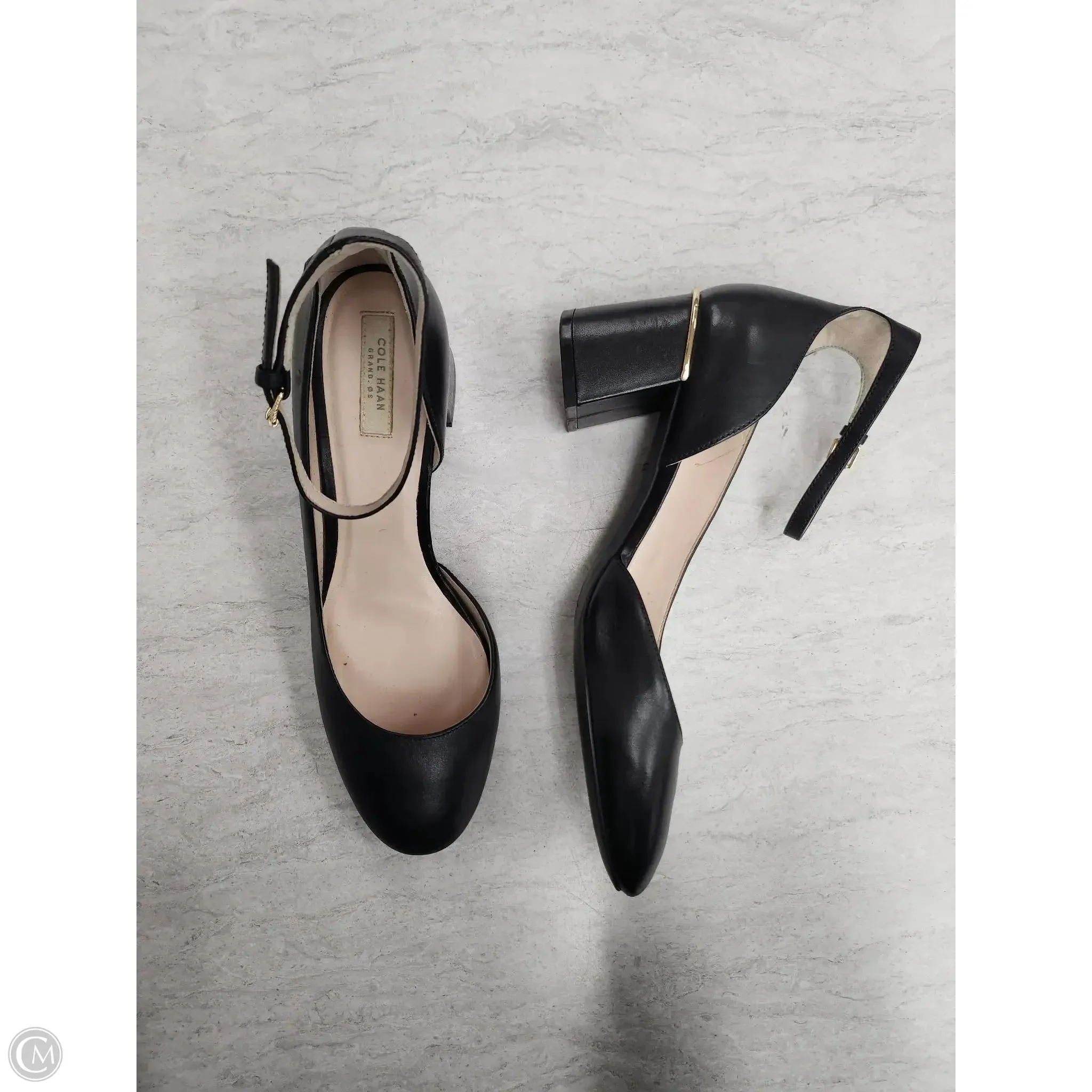Shoes Heels Block By Cole-haan In Black, Size: 7.5 cole haan