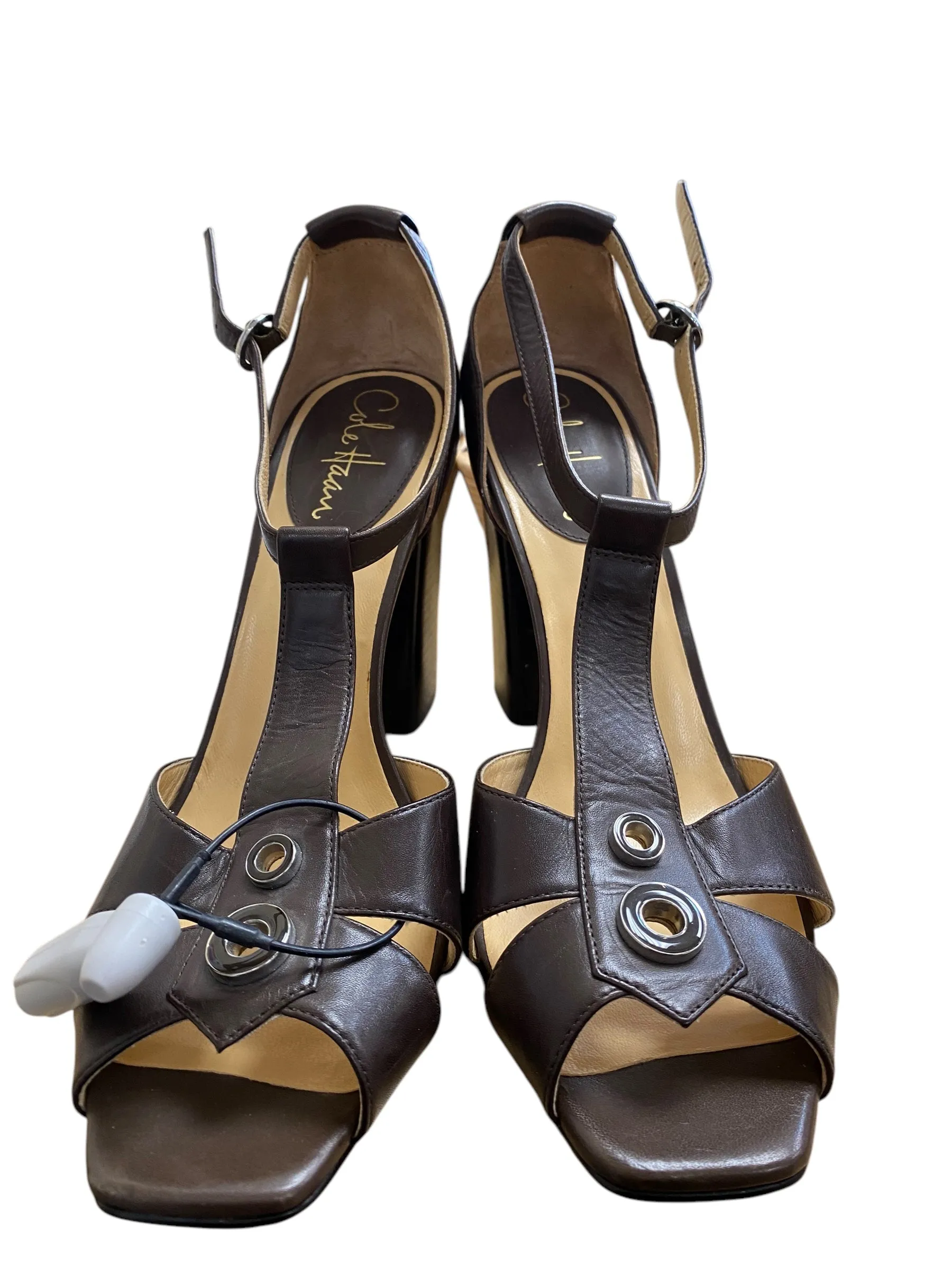 Shoes Heels Block By Cole-haan In Brown, Size: 8.5 cole haan