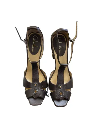Shoes Heels Block By Cole-haan In Brown, Size: 8.5 cole haan
