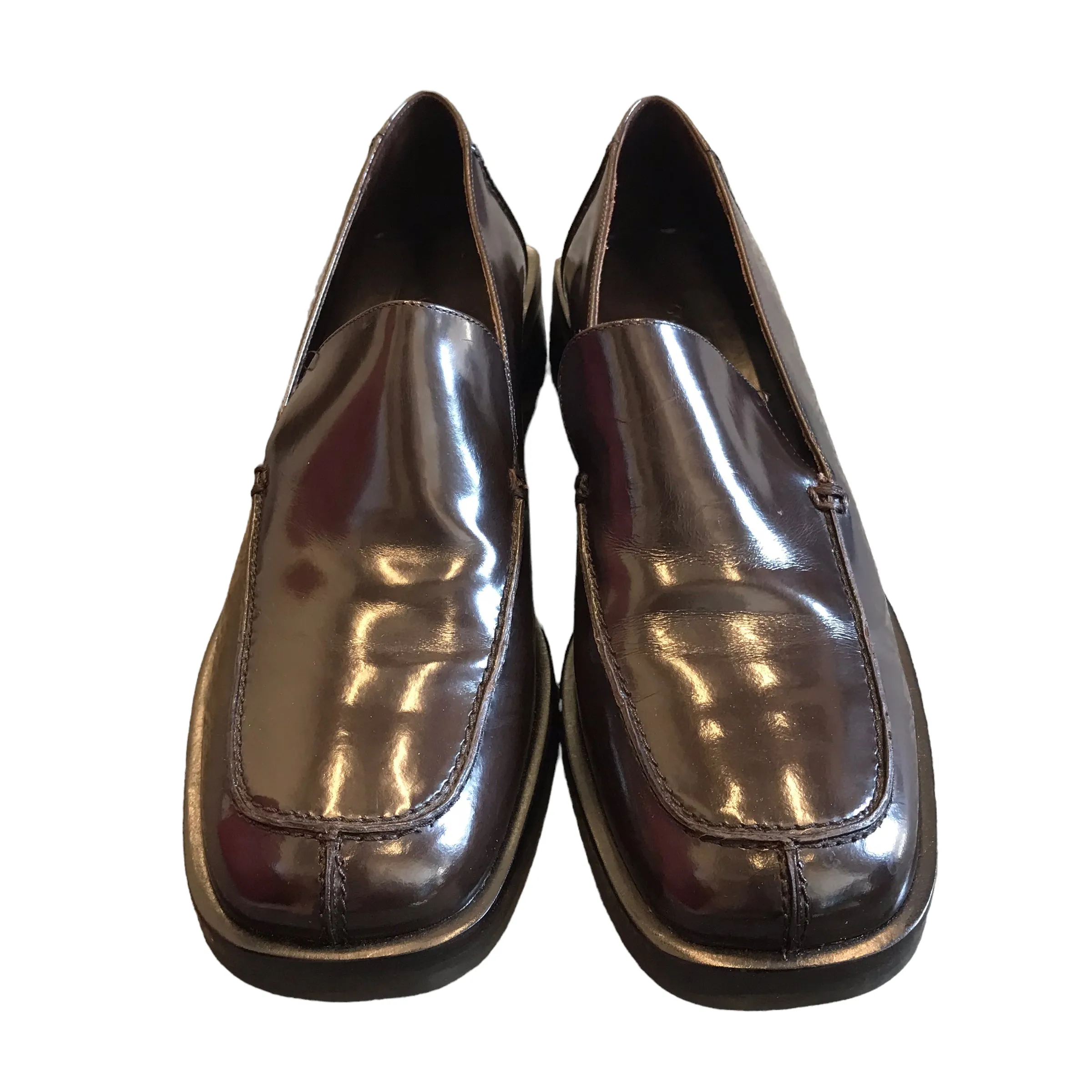 Shoes Heels Block By Cole-Haan In Brown, Size:9.5 cole haan