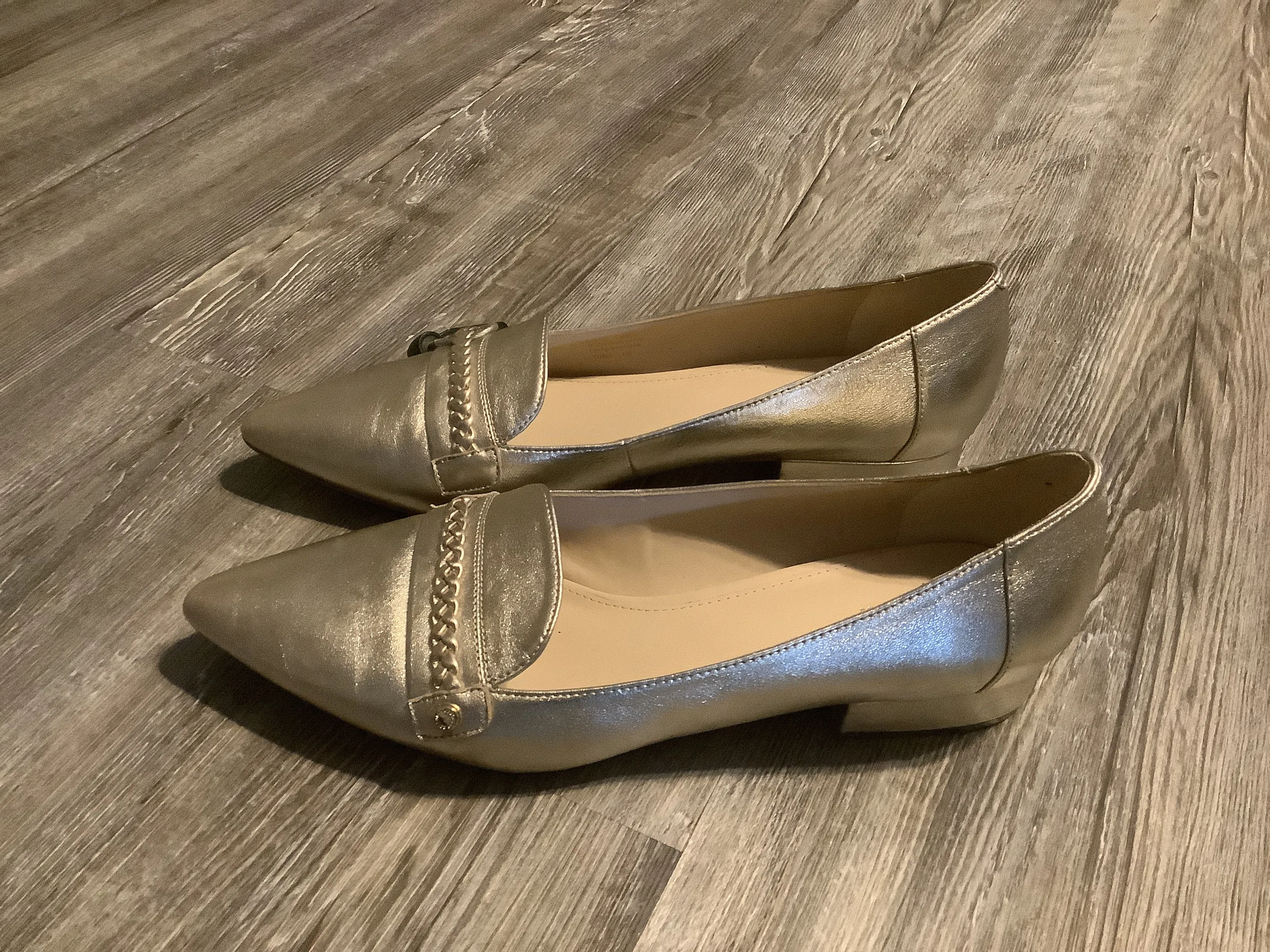 Shoes Heels Block By Cole-haan In Gold, Size: 10.5 cole haan