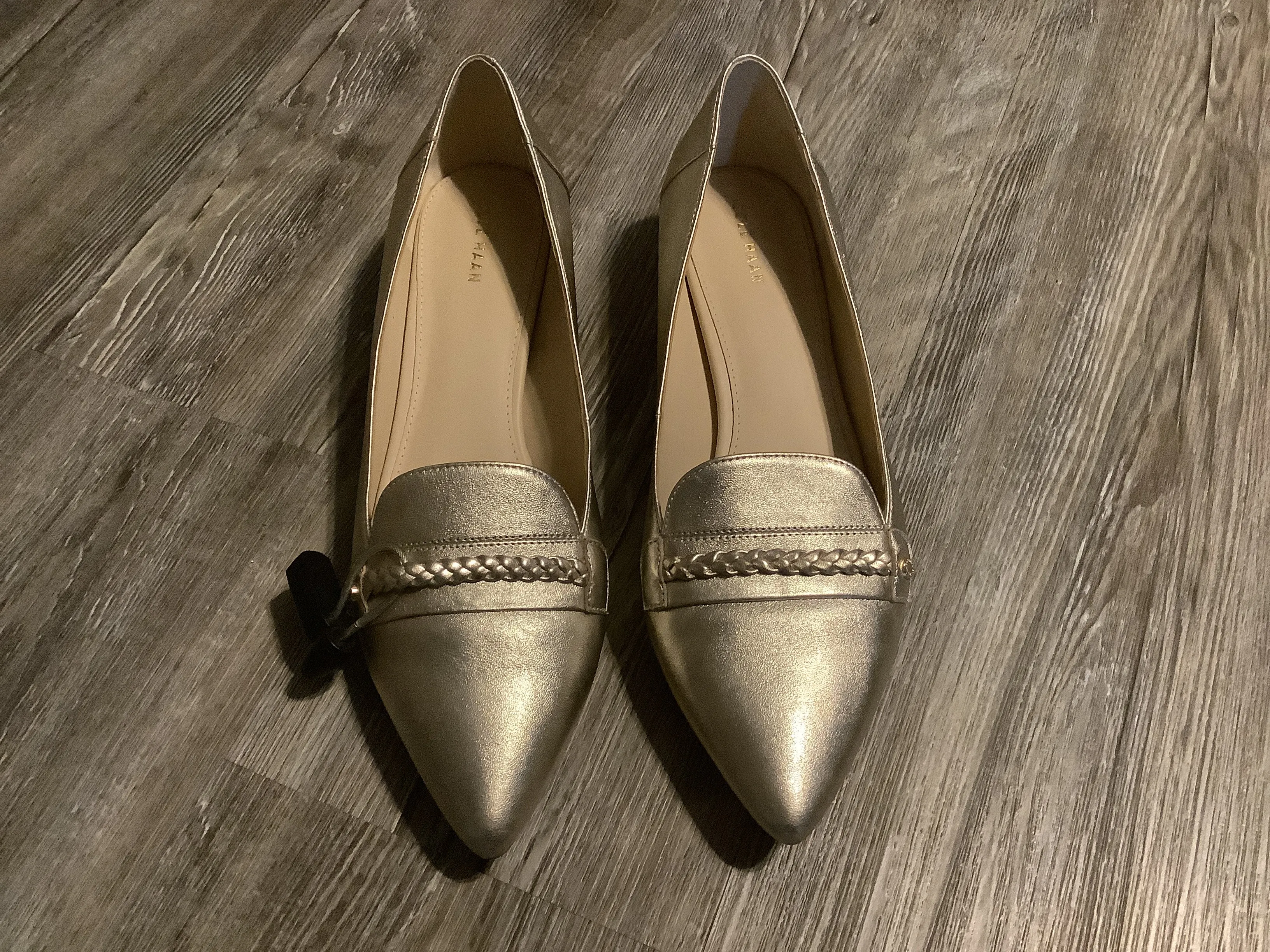 Shoes Heels Block By Cole-haan In Gold, Size: 10.5 cole haan