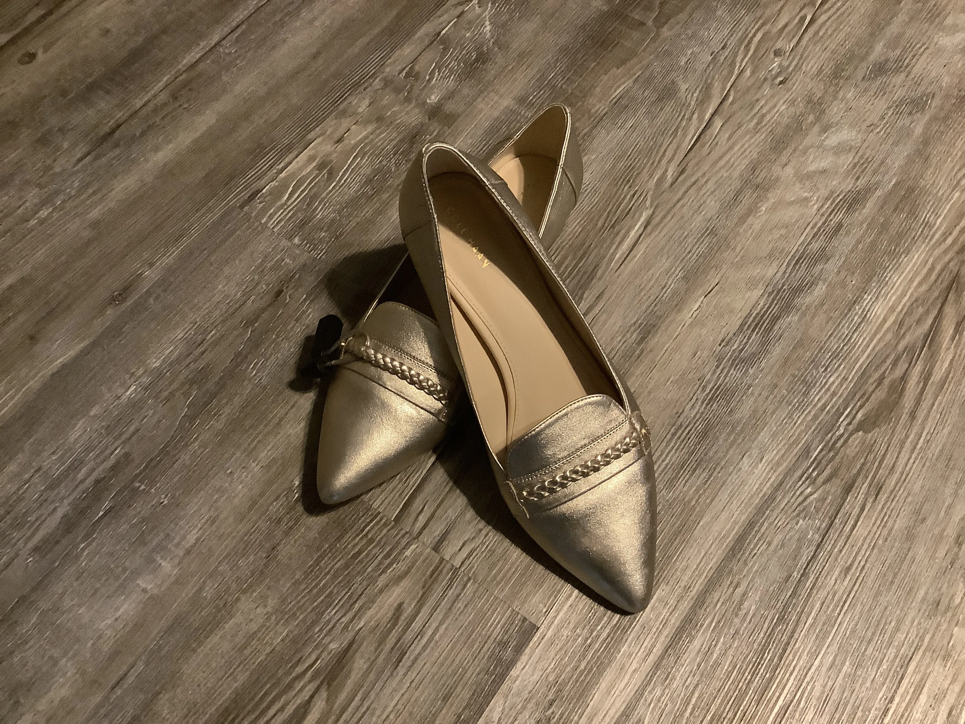 Shoes Heels Block By Cole-haan In Gold, Size: 10.5 cole haan