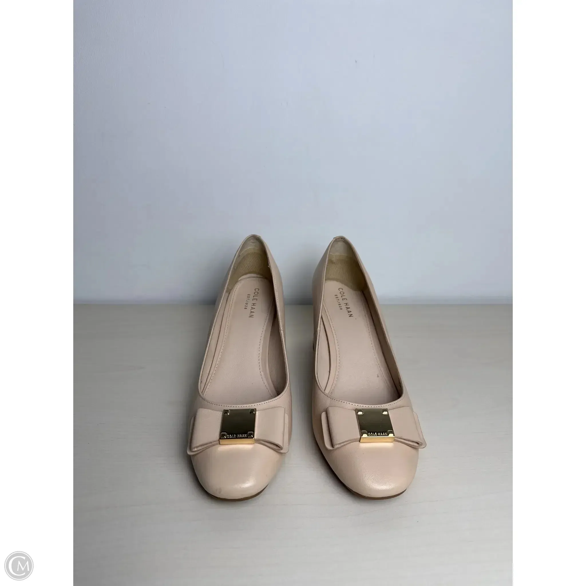 Shoes Heels Block By Cole-haan In Taupe, Size: 6.5 cole haan