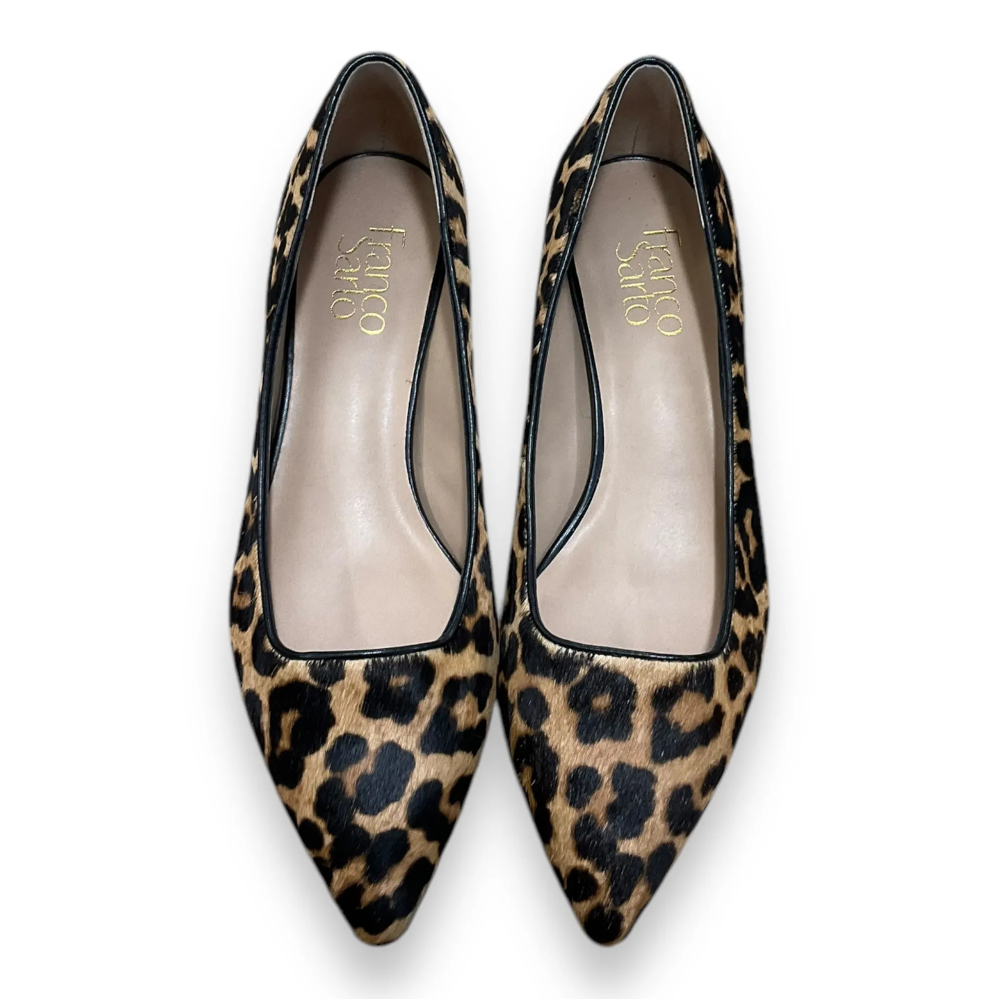 Shoes Heels Block By Franco Sarto In Animal Print, Size: 7 franco sarto