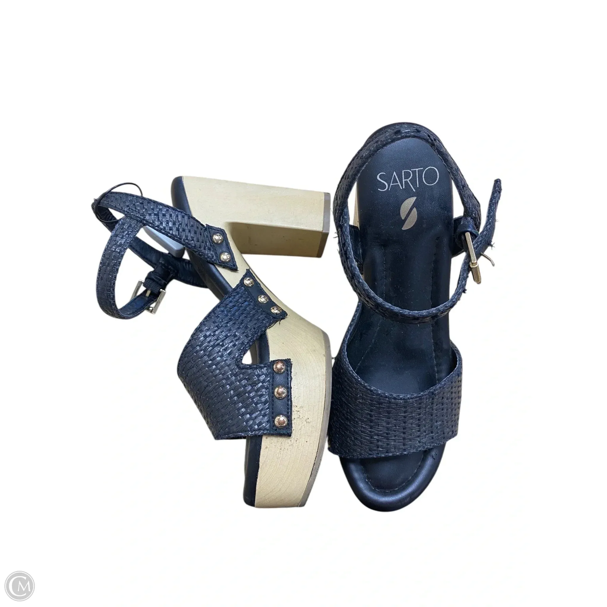 Shoes Heels Block By Franco Sarto In Black, Size: 8 franco sarto