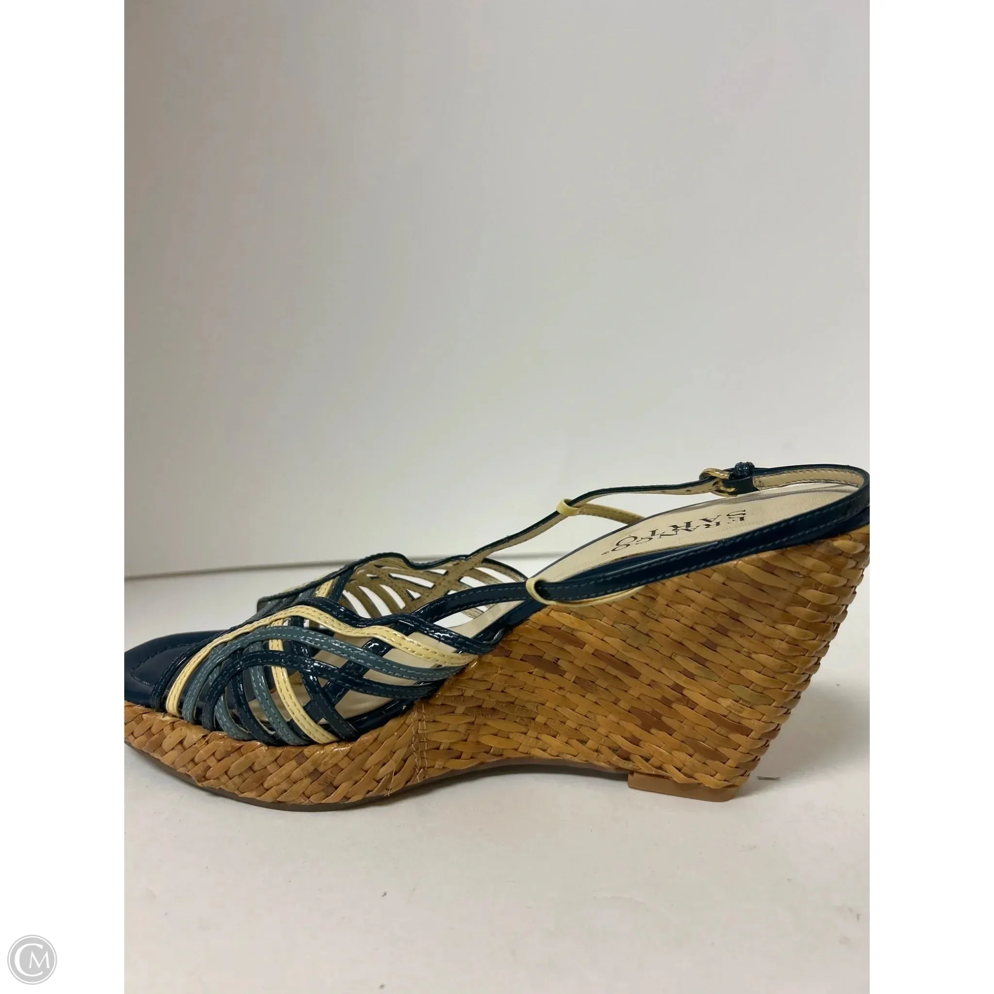 Shoes Heels Block By Franco Sarto In Blue, Size: 6.5 franco sarto