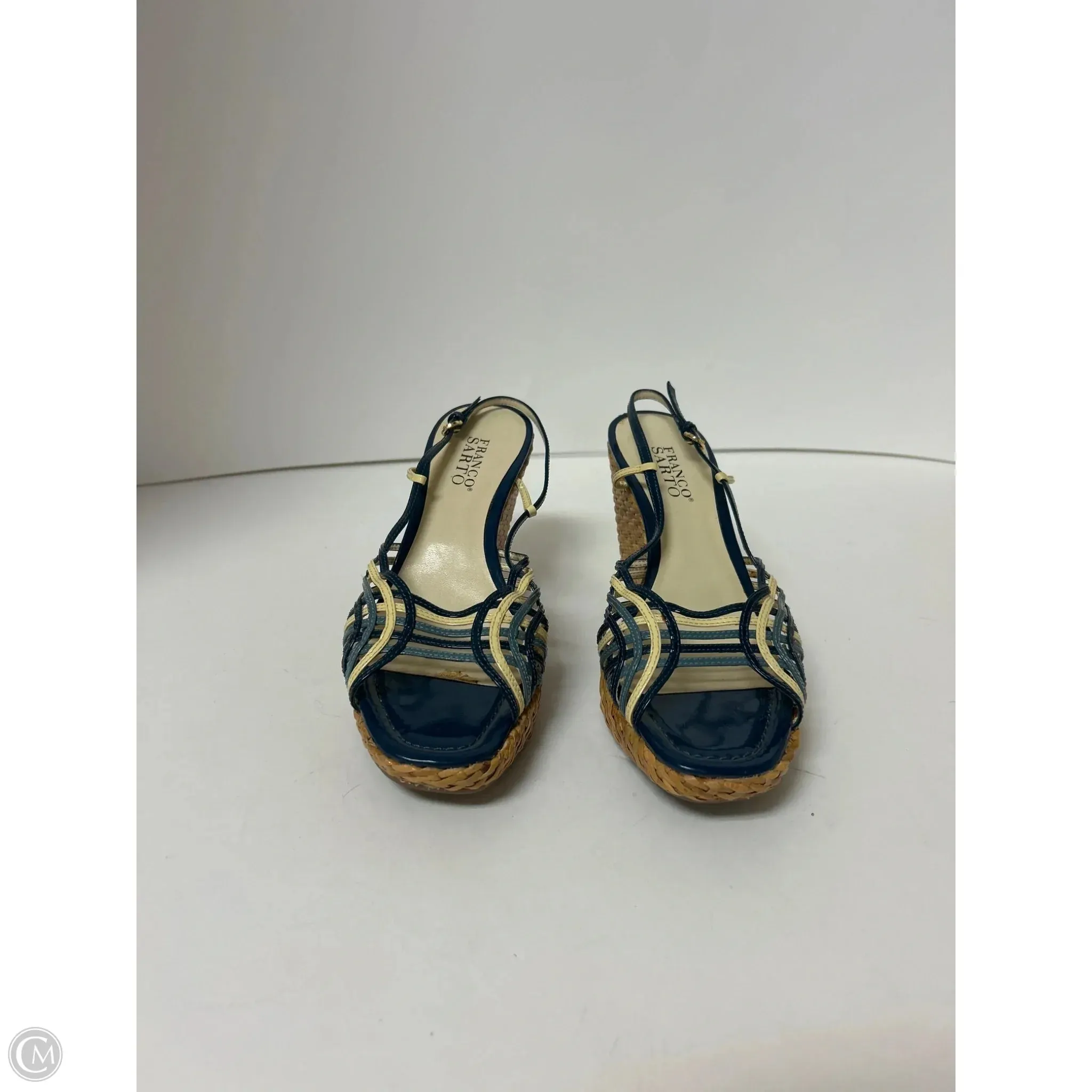 Shoes Heels Block By Franco Sarto In Blue, Size: 6.5 franco sarto