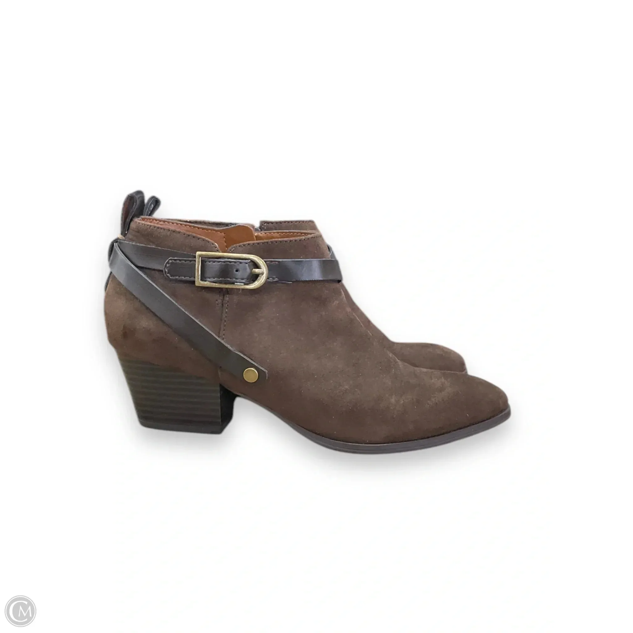 Shoes Heels Block By Franco Sarto In Brown, Size: 7 franco sarto