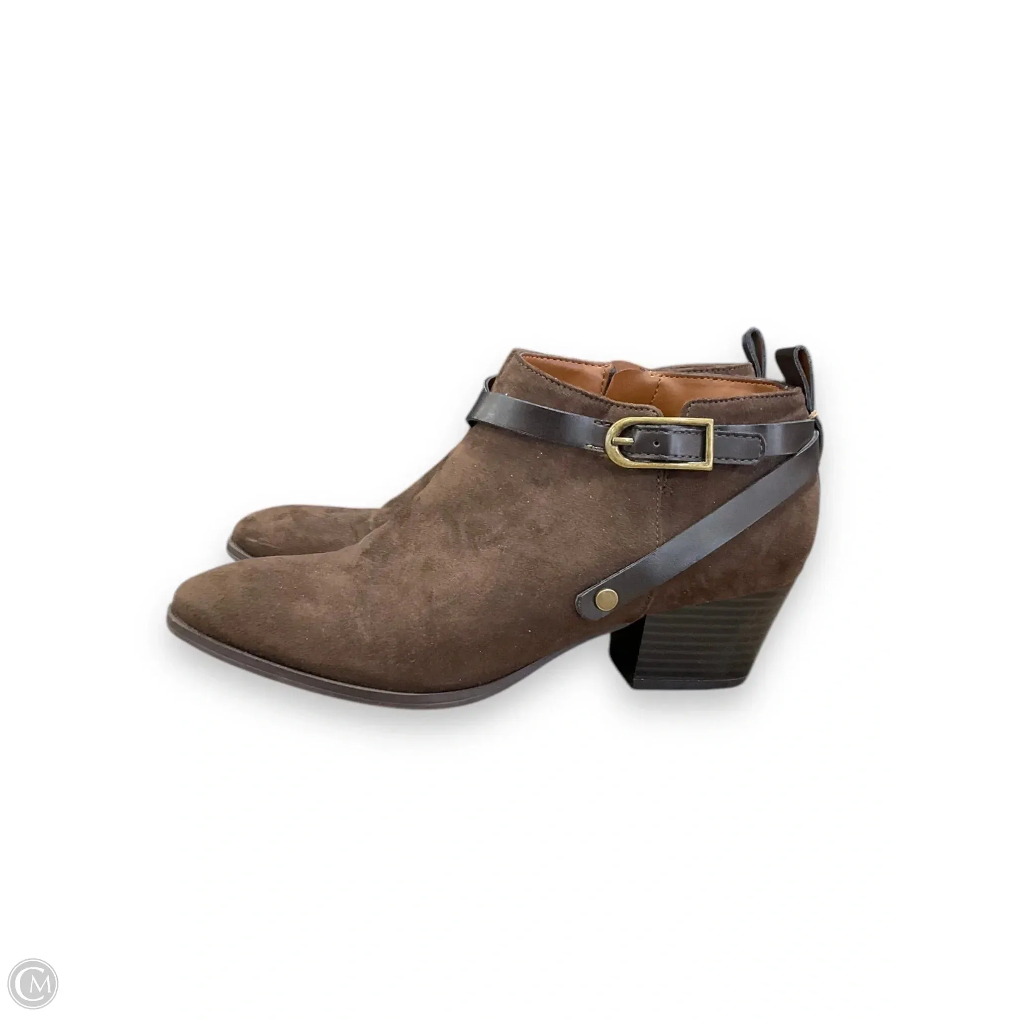 Shoes Heels Block By Franco Sarto In Brown, Size: 7 franco sarto
