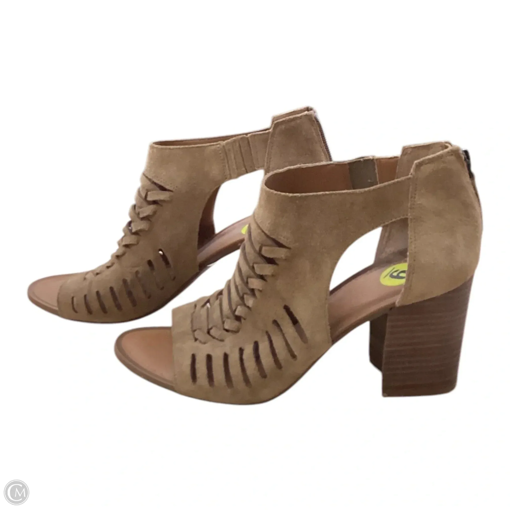 Shoes Heels Block By Franco Sarto In Brown, Size: 9 franco sarto