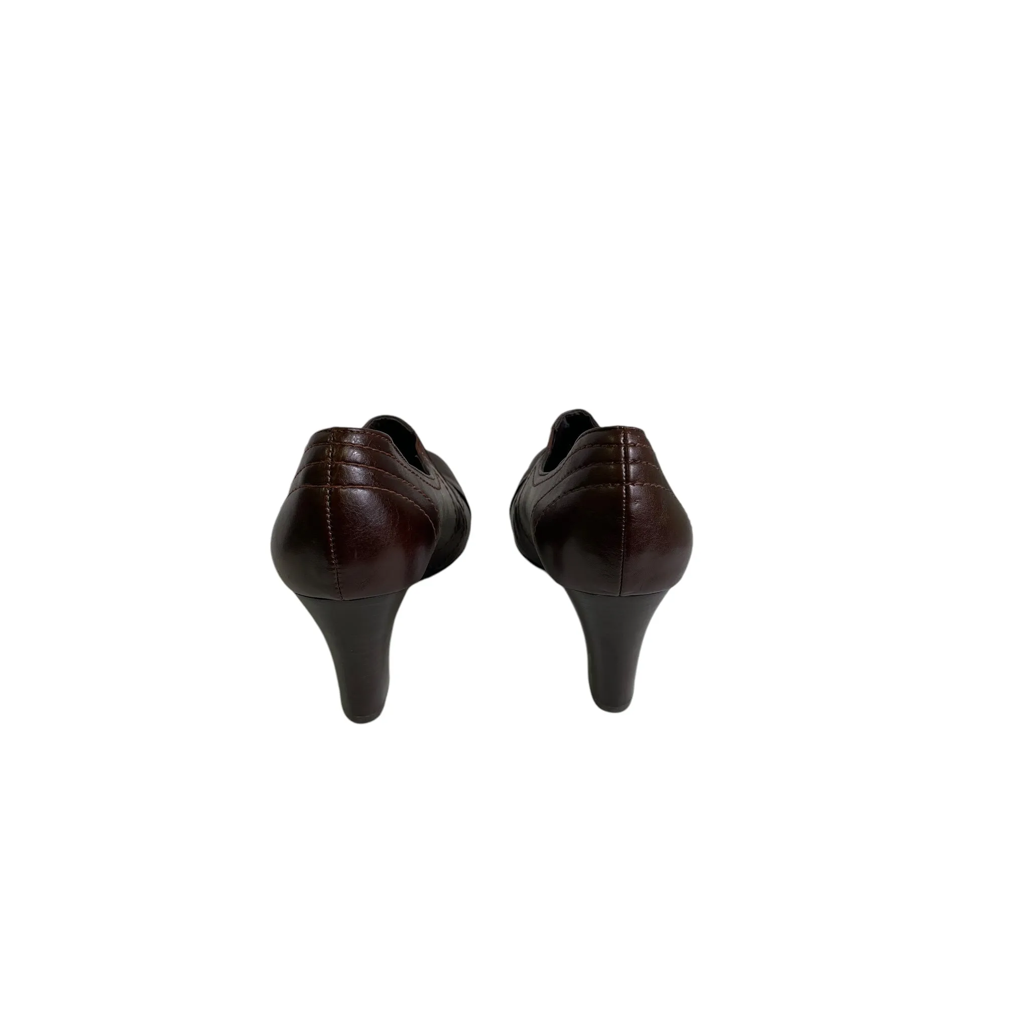 Shoes Heels Block By Franco Sarto In Brown, Size:Change 14P franco sarto