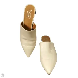 Shoes Heels Block By Franco Sarto In Cream, Size: 7 franco sarto