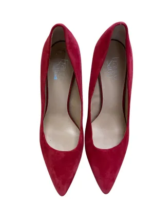 Shoes Heels Block By Franco Sarto In Red, Size: 11 franco sarto