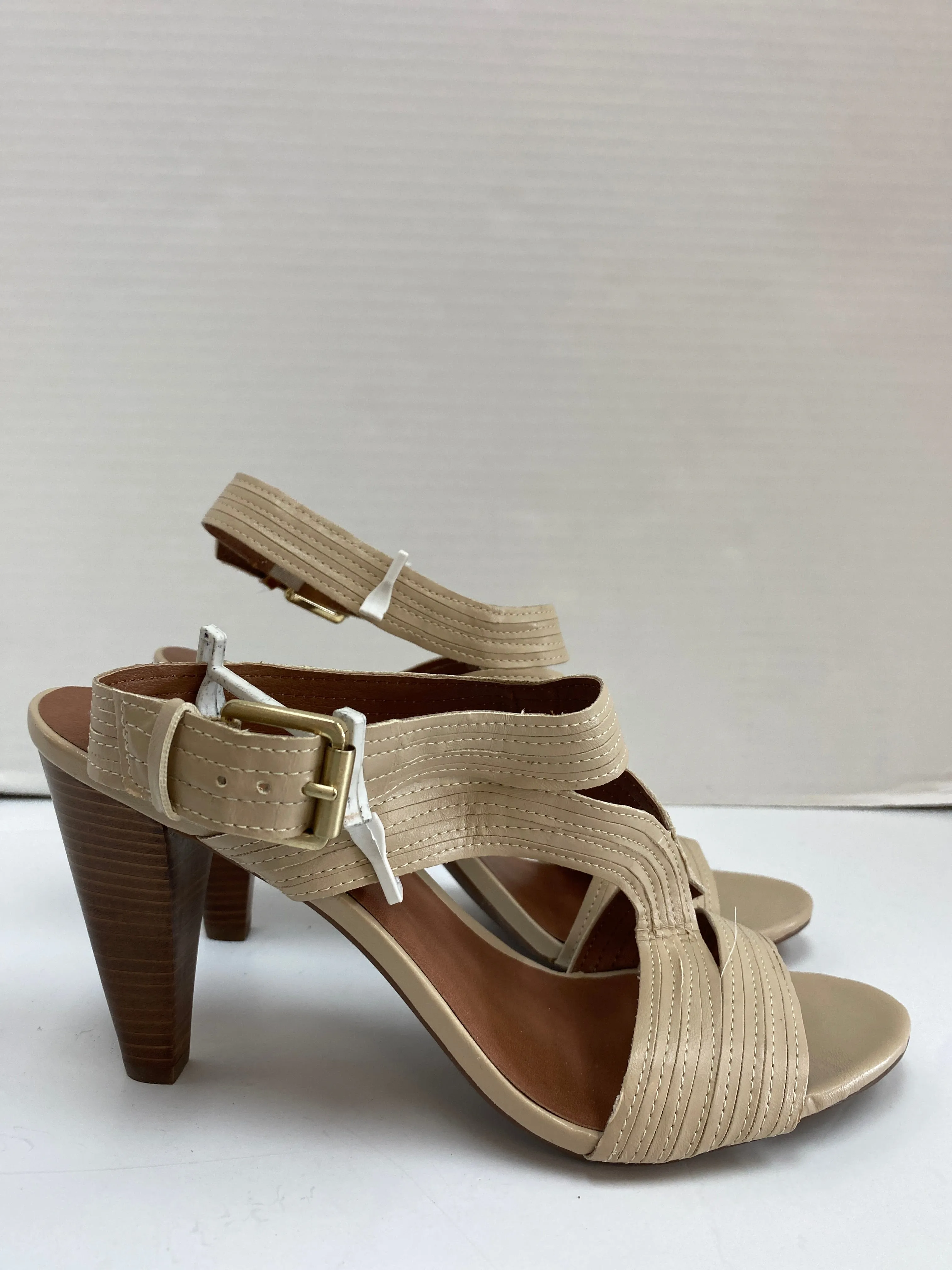 Shoes Heels Block By Franco Sarto In Tan, Size: 9 franco sarto