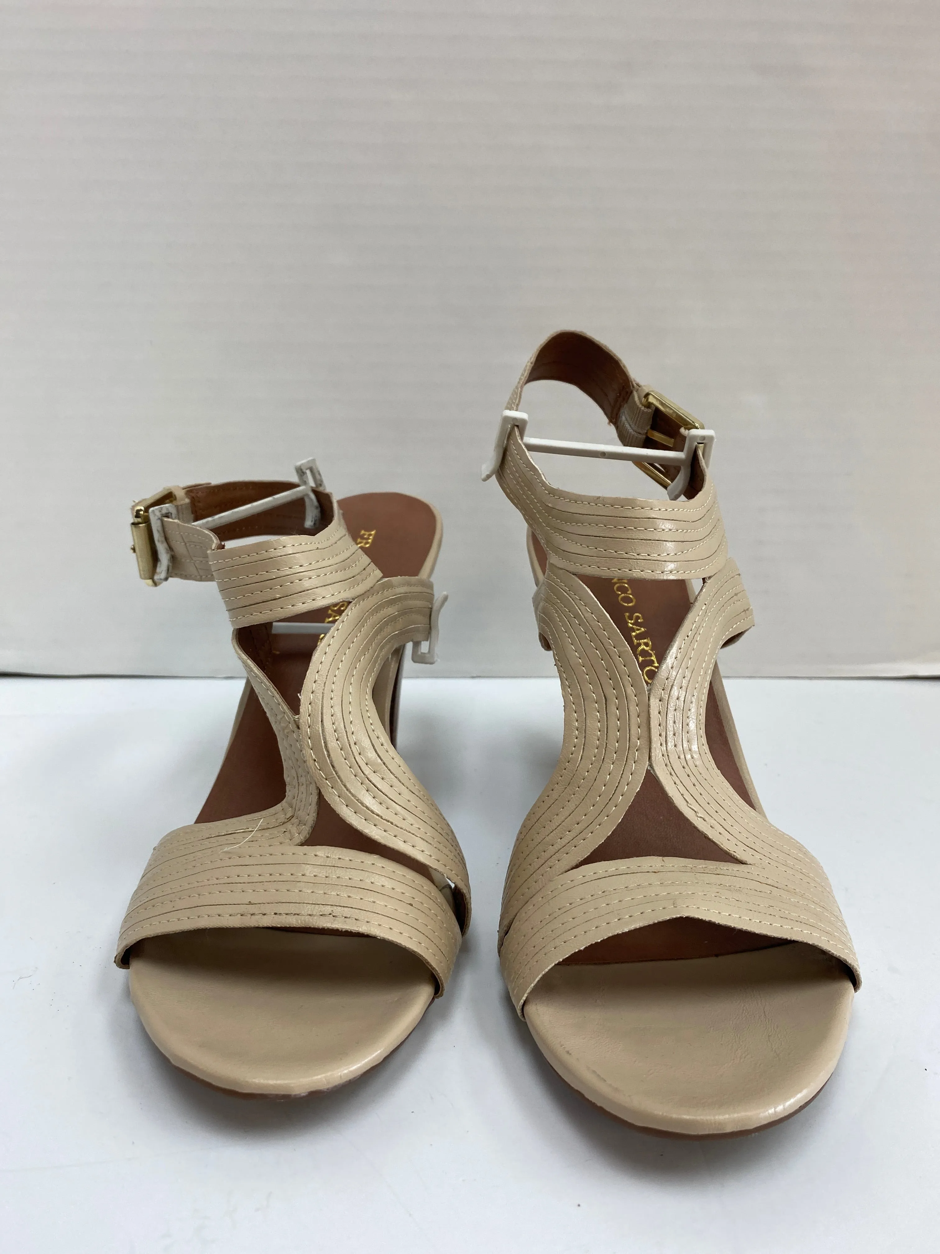 Shoes Heels Block By Franco Sarto In Tan, Size: 9 franco sarto