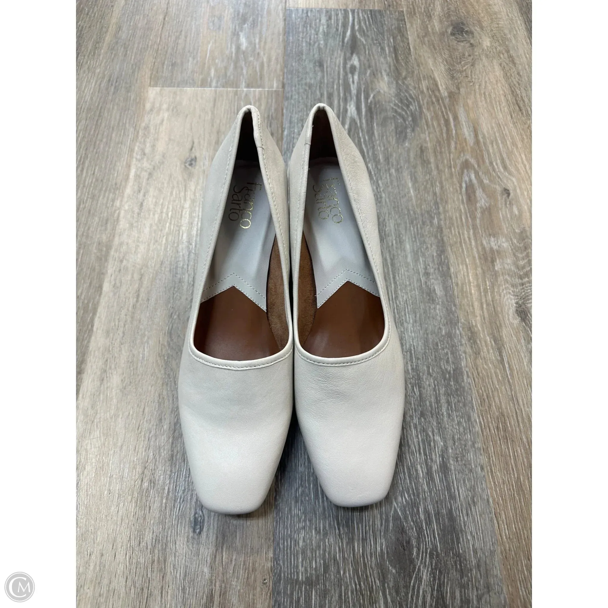 Shoes Heels Block By Franco Sarto In White, Size: 9 franco sarto
