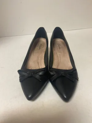 Shoes Heels Kitten By Clarks In Black, Size: 7 clarks