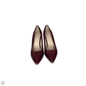 Shoes Heels Kitten By Cole-haan In Maroon, Size: 9.5 cole haan