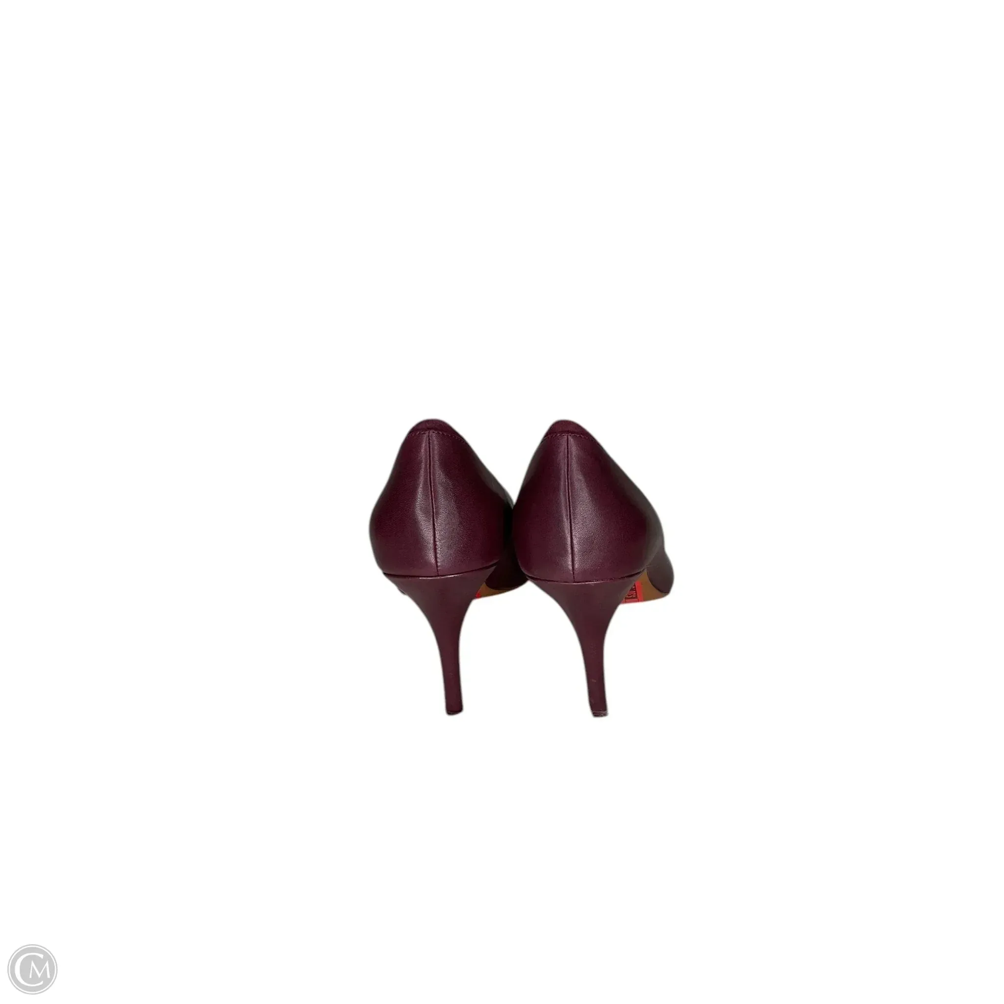 Shoes Heels Kitten By Cole-haan In Maroon, Size: 9.5 cole haan