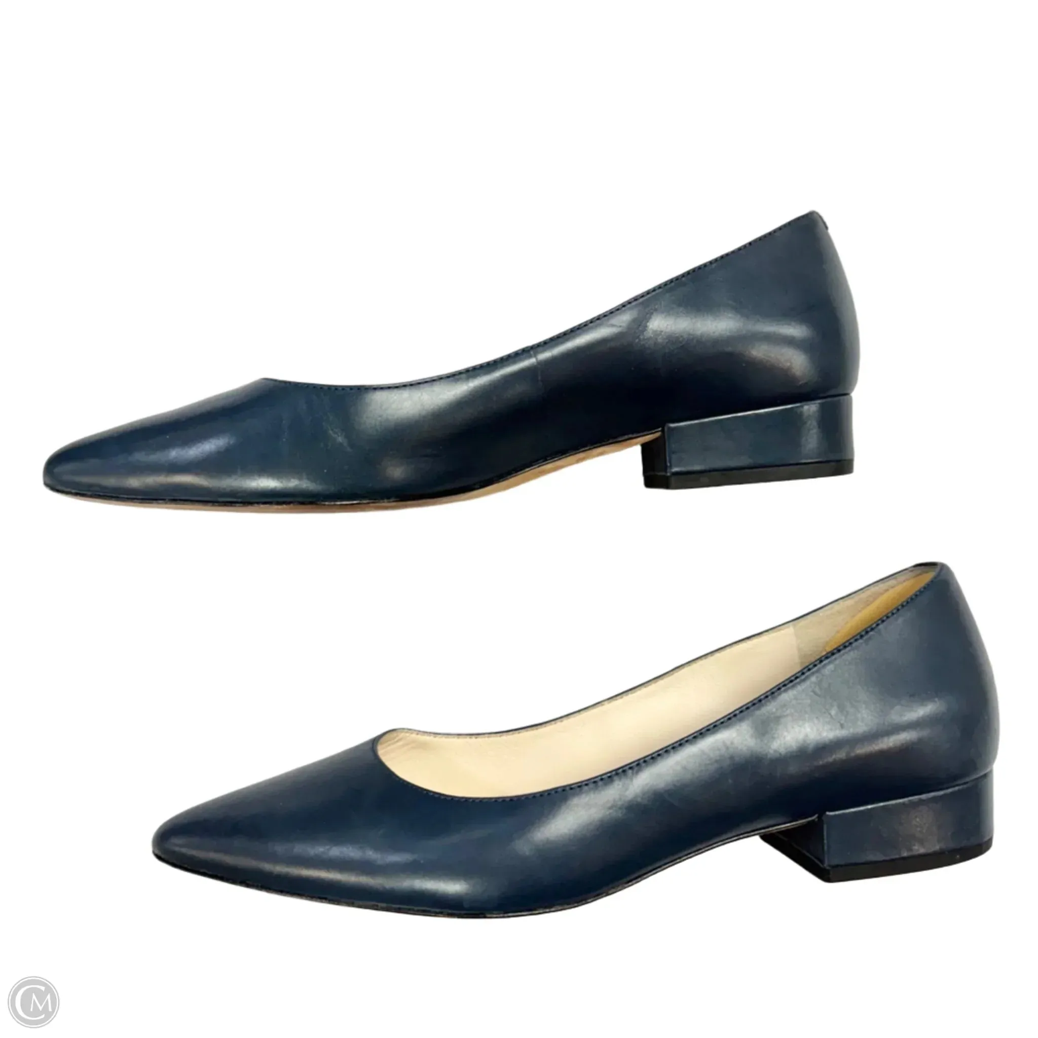 Shoes Heels Kitten By Cole-haan In Navy, Size: 6.5 cole haan