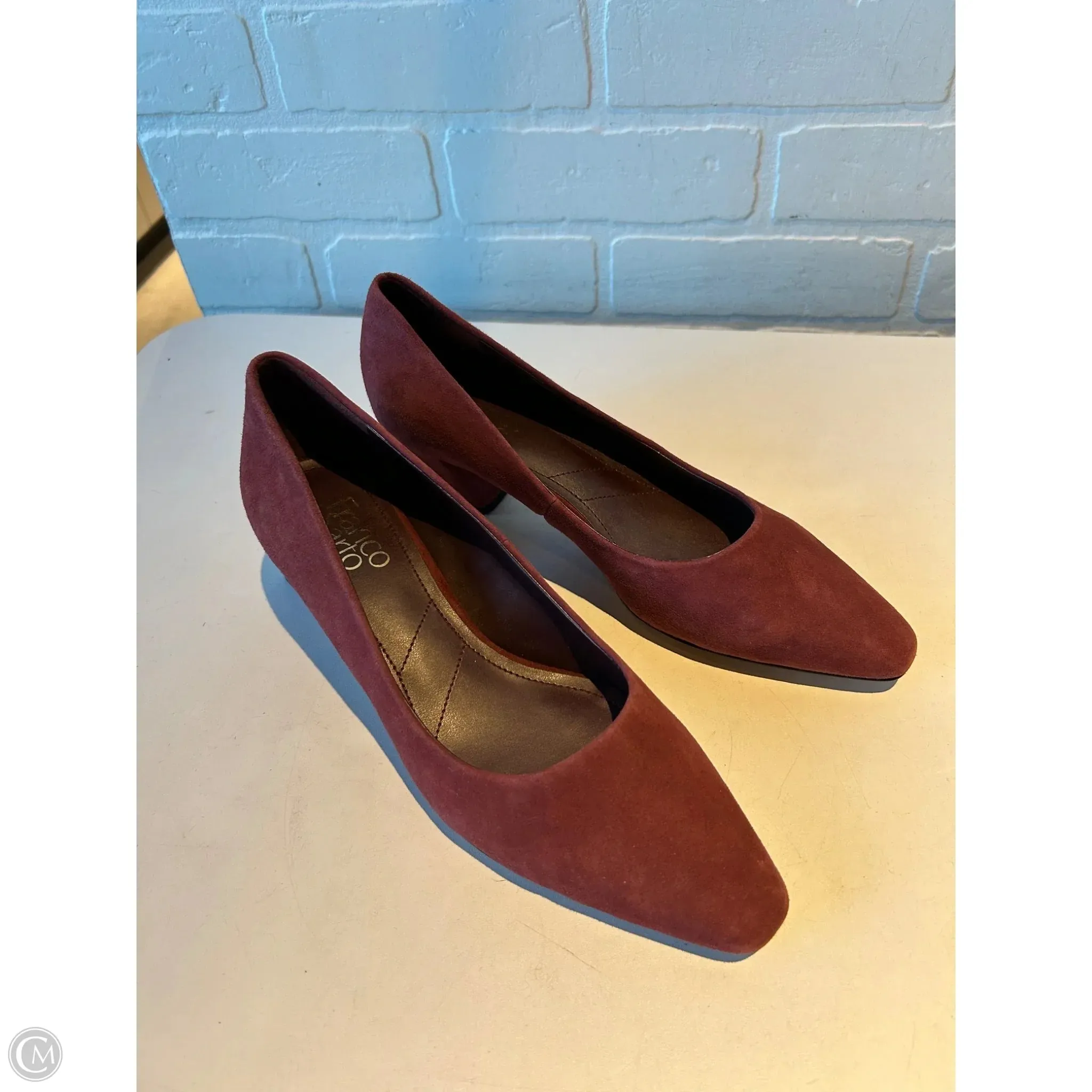 Shoes Heels Kitten By Franco Sarto In Red, Size: 8 franco sarto