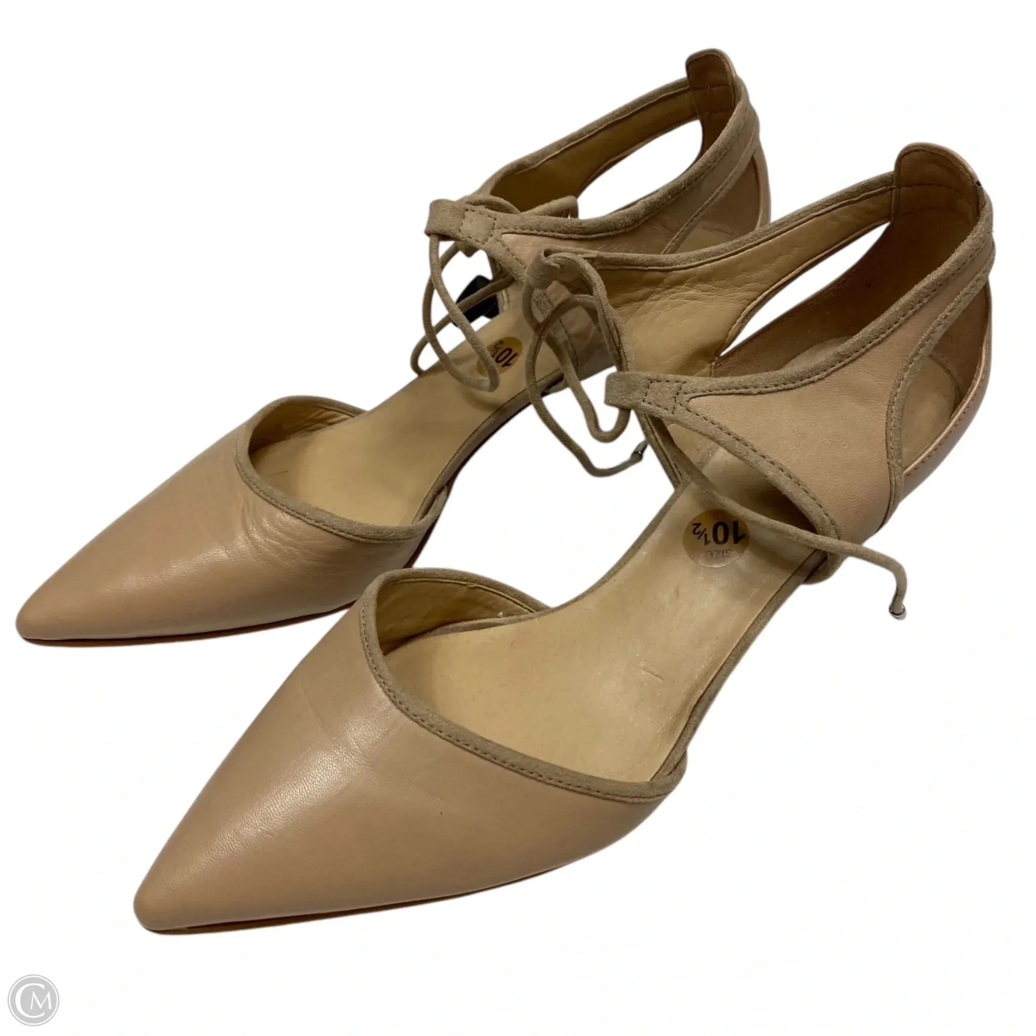 Shoes Heels Kitten By Franco Sarto In Tan, Size: 10.5 franco sarto