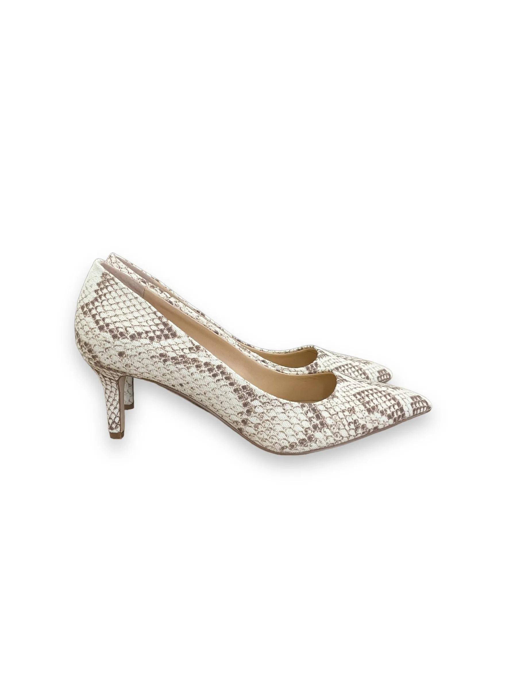 Shoes Heels Platform By Franco Sarto In Snakeskin Print, Size: 7.5 franco sarto