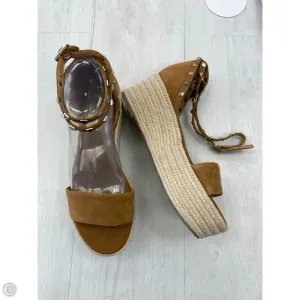 Shoes Heels Platform By Marc Fisher In Brown, Size: 8.5 marc-fisher