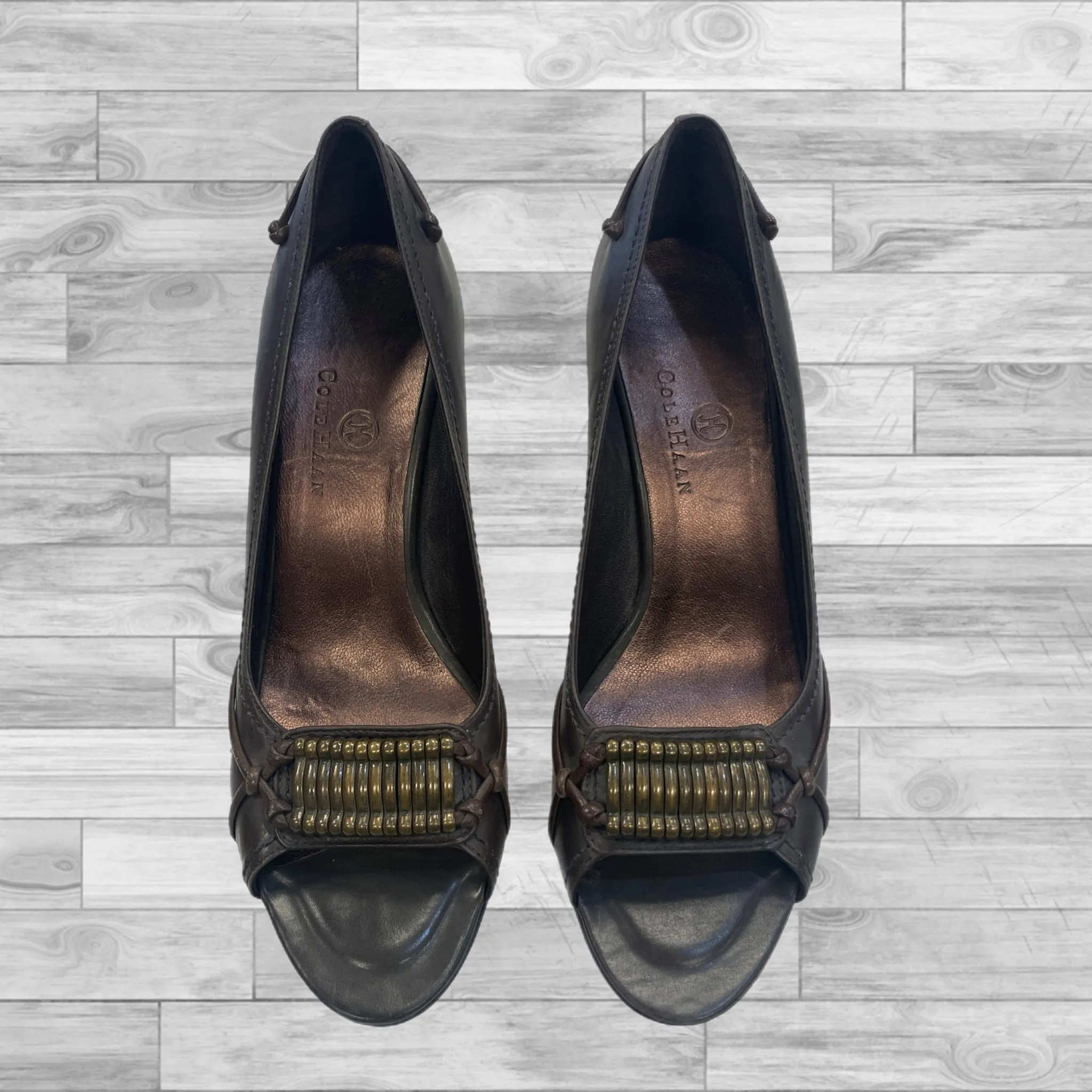 Shoes Heels Stiletto By Cole-haan In Brown, Size: 7.5 cole haan