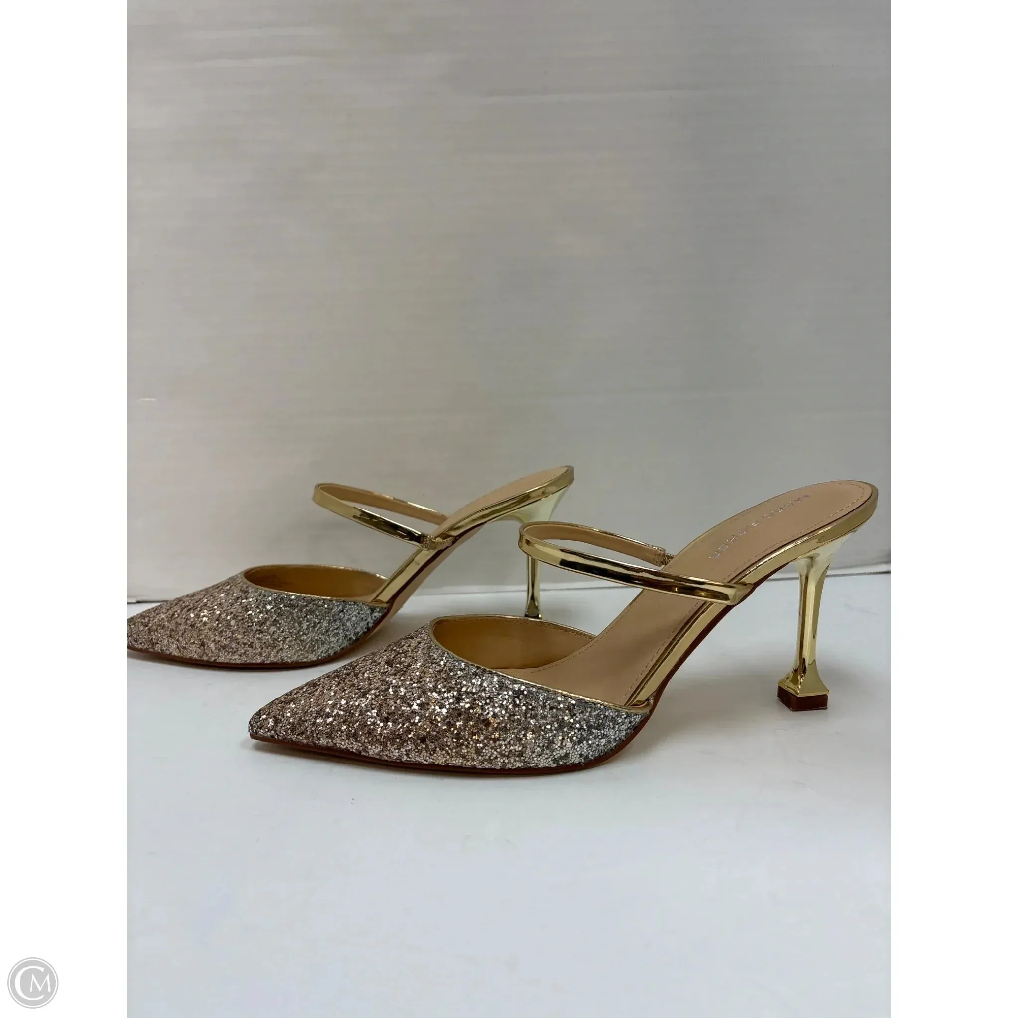 Shoes Heels Stiletto By Marc Fisher In Gold, Size: 9.5 marc-fisher