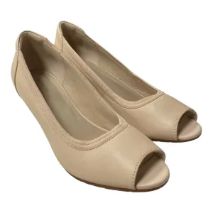 Shoes Heels Wedge By Clarks In Beige, Size:7.5 clarks