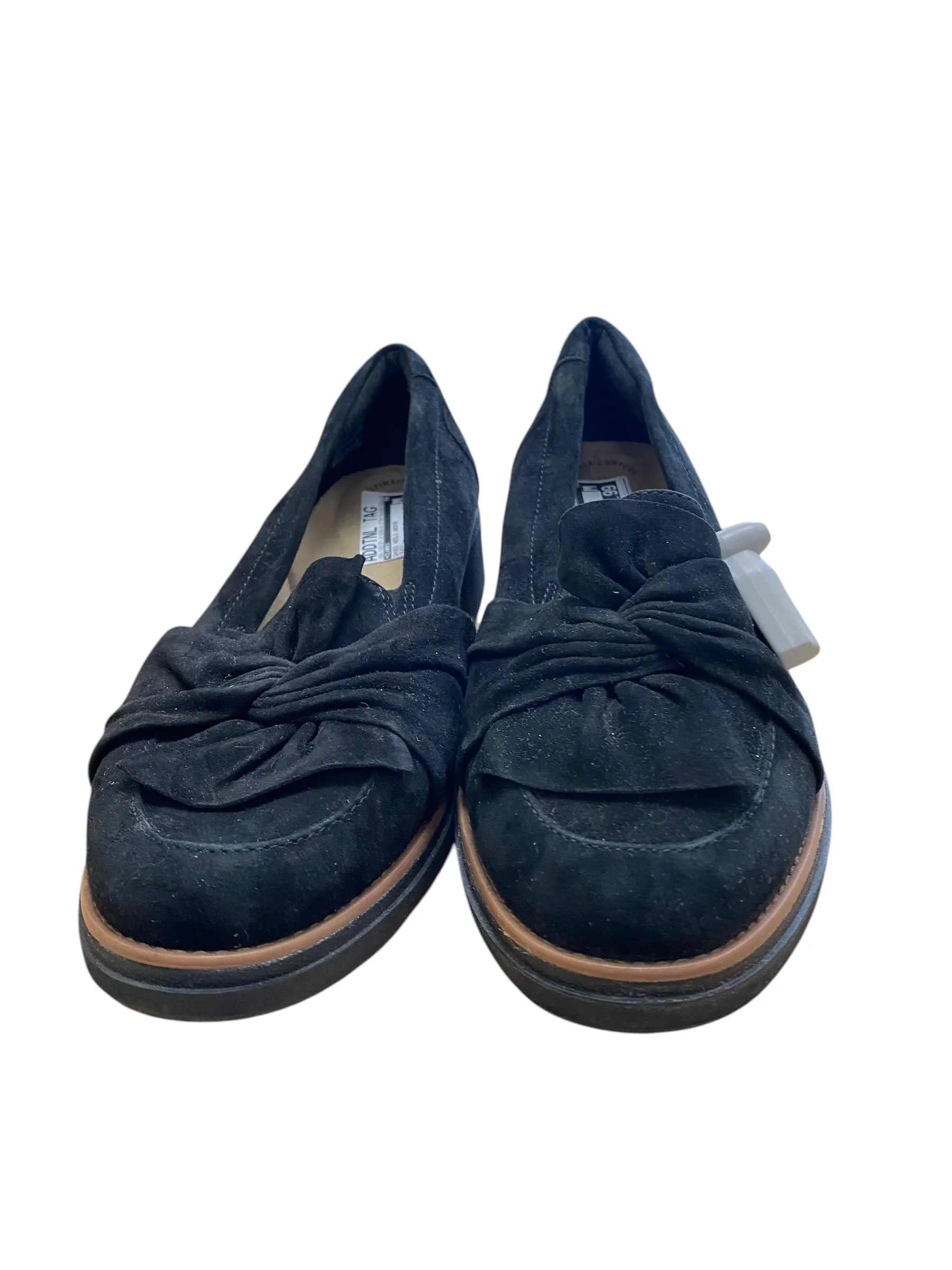 Shoes Heels Wedge By Clarks In Black, Size: 10 clarks