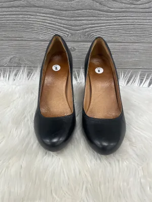 Shoes Heels Wedge By Clarks In Black, Size: 8 clarks