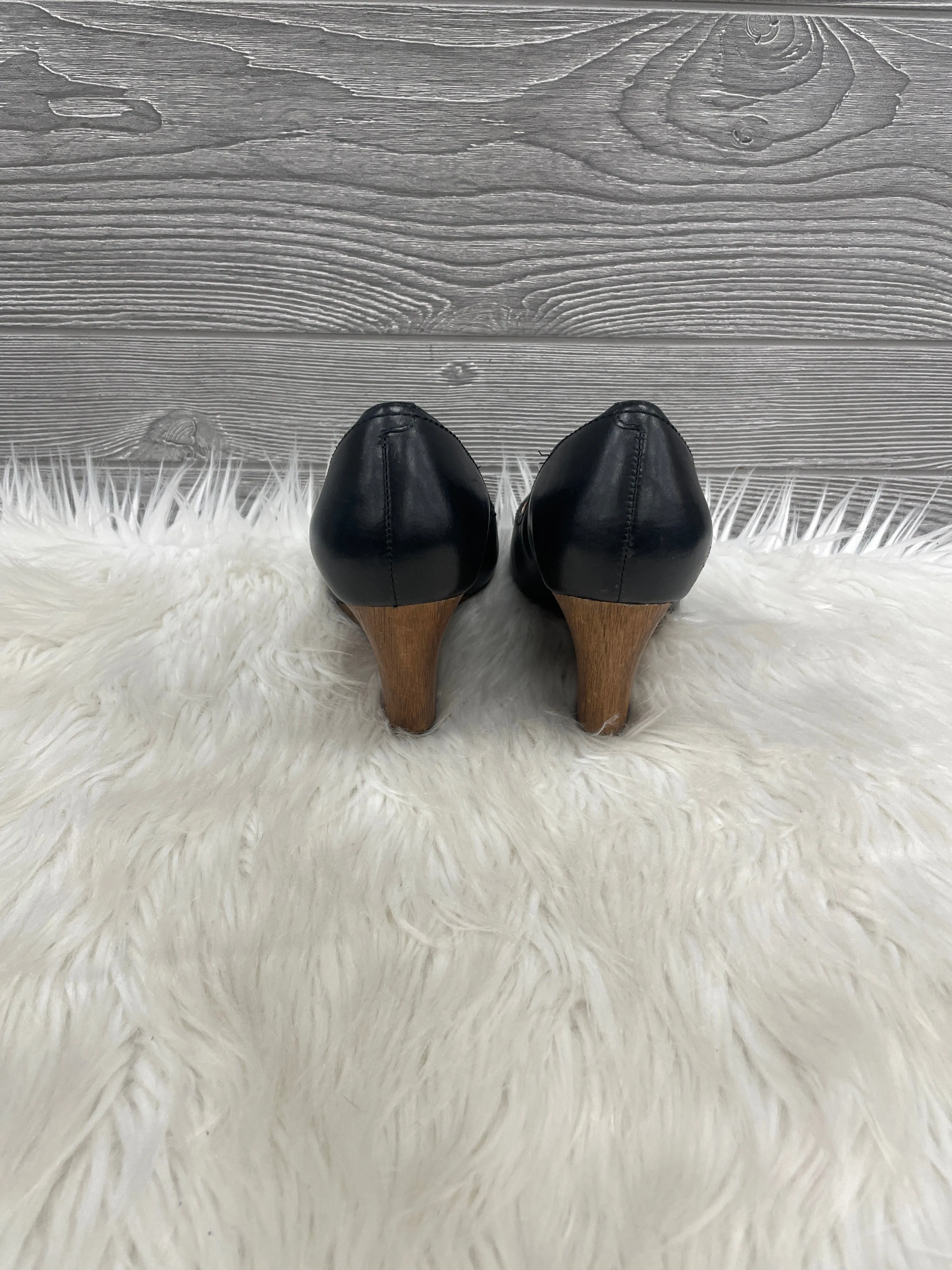 Shoes Heels Wedge By Clarks In Black, Size: 8 clarks