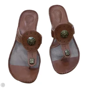 Shoes Heels Wedge By Clarks In Brown, Size: 8.5 clarks