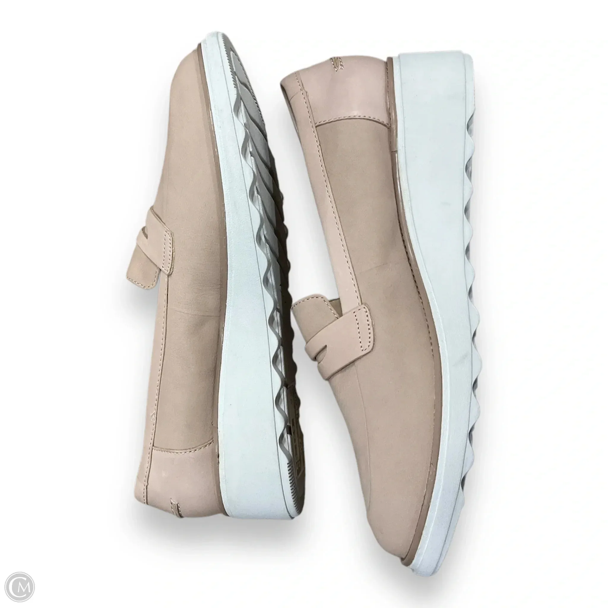 Shoes Heels Wedge By Clarks In Tan, Size: 12 clarks