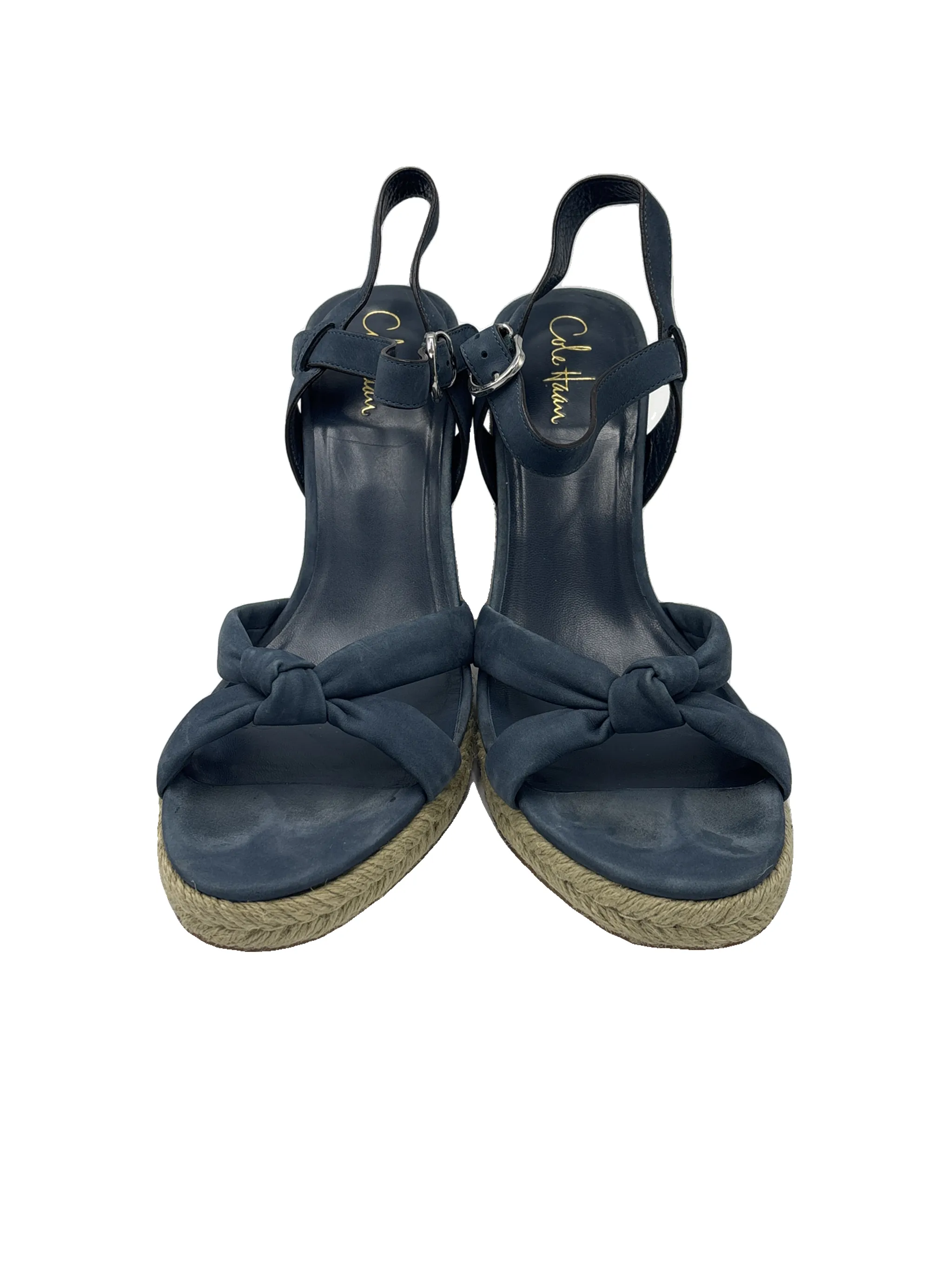 Shoes Heels Wedge By Cole-Haan In Blue, Size: 11 cole haan