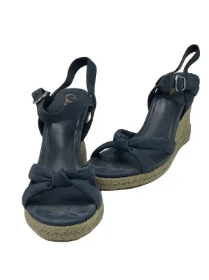Shoes Heels Wedge By Cole-Haan In Blue, Size: 11 cole haan