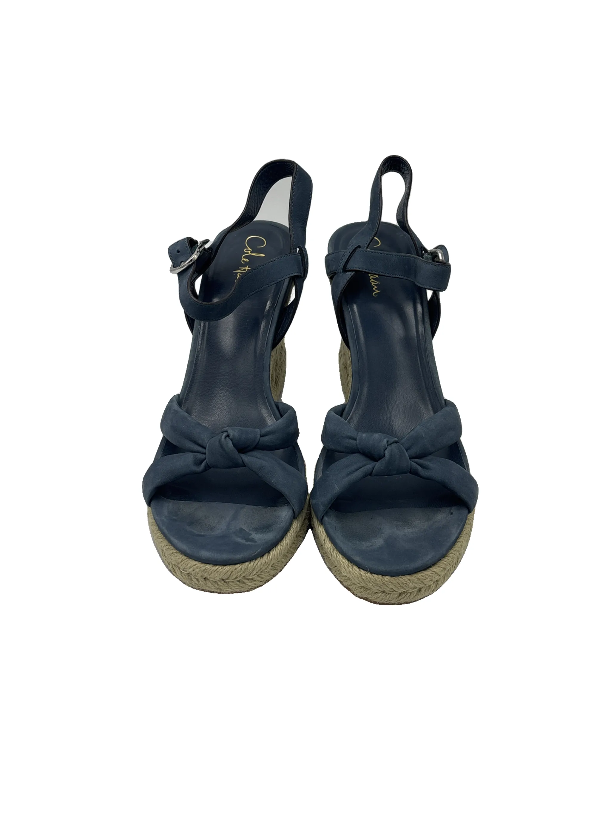 Shoes Heels Wedge By Cole-Haan In Blue, Size: 11 cole haan