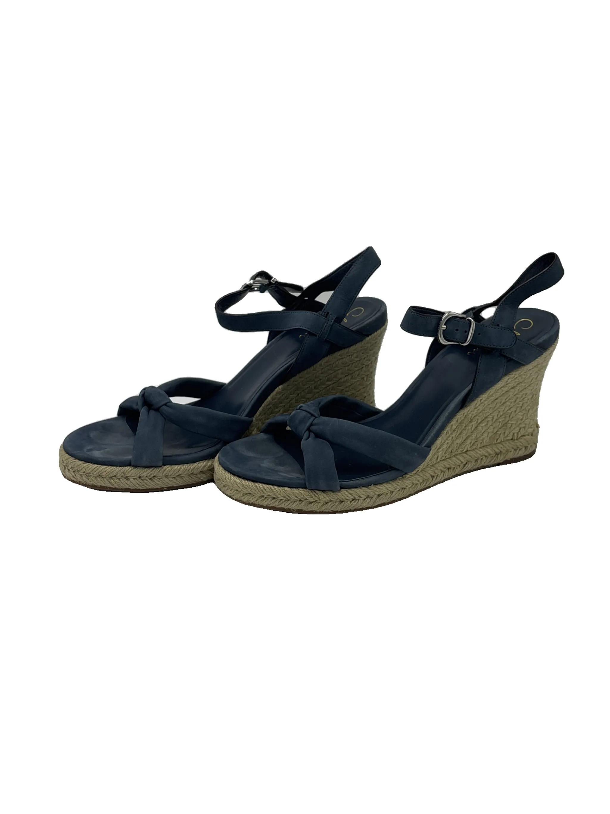 Shoes Heels Wedge By Cole-Haan In Blue, Size: 11 cole haan