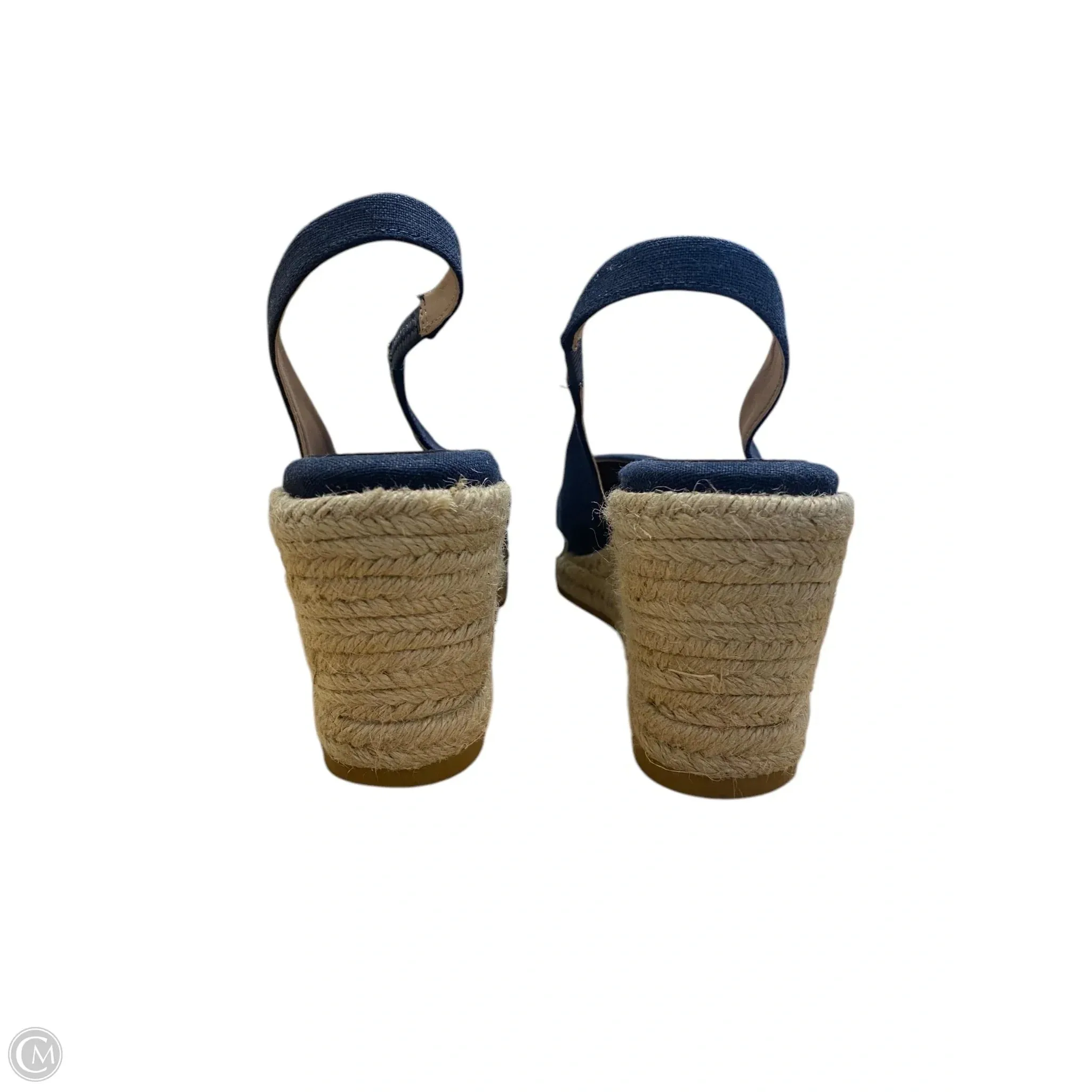 Shoes Heels Wedge By Cole-haan In Blue, Size: 6.5 cole haan