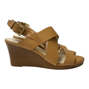 Shoes Heels Wedge By Cole-Haan In Brown, Size:8.5 cole haan