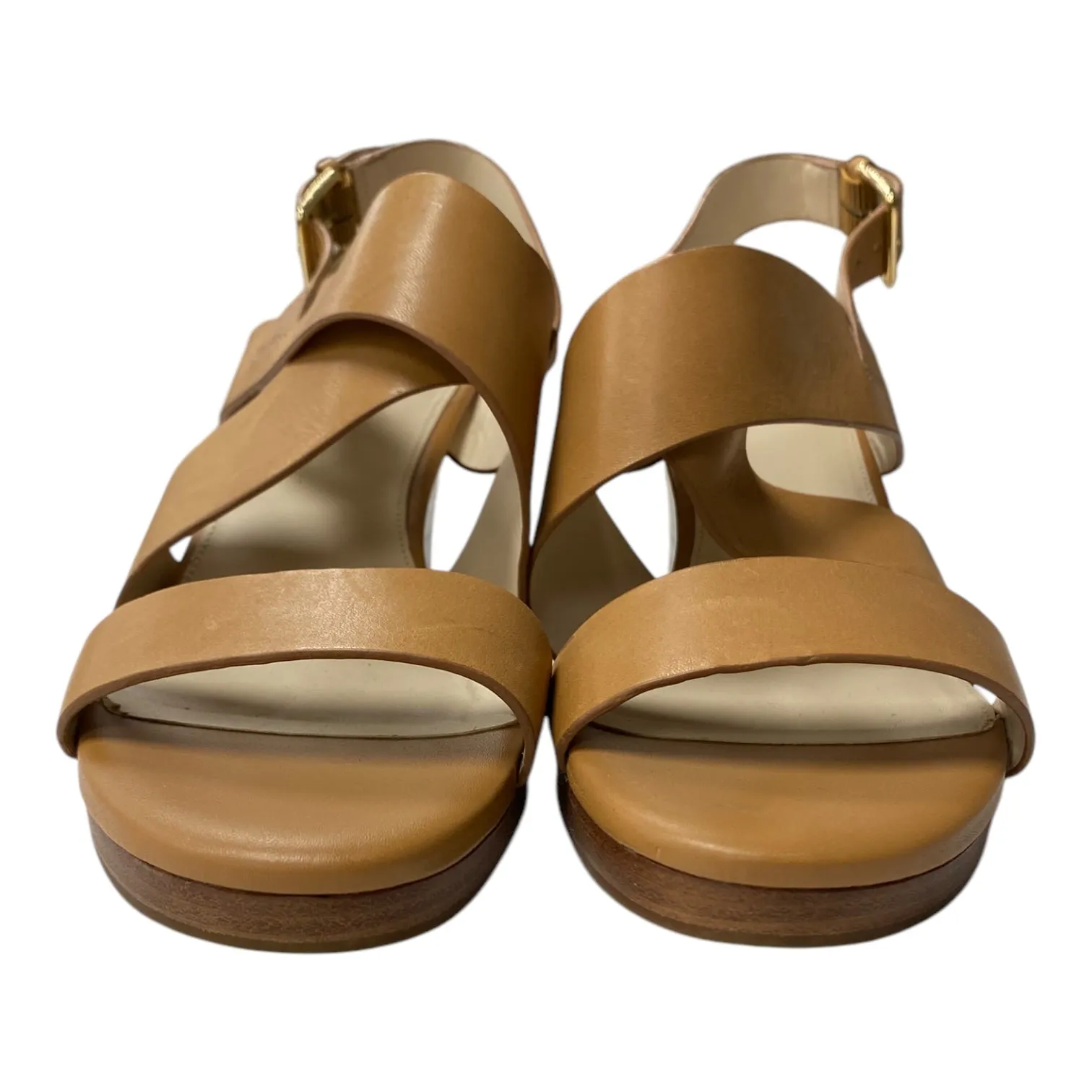 Shoes Heels Wedge By Cole-Haan In Brown, Size:8.5 cole haan