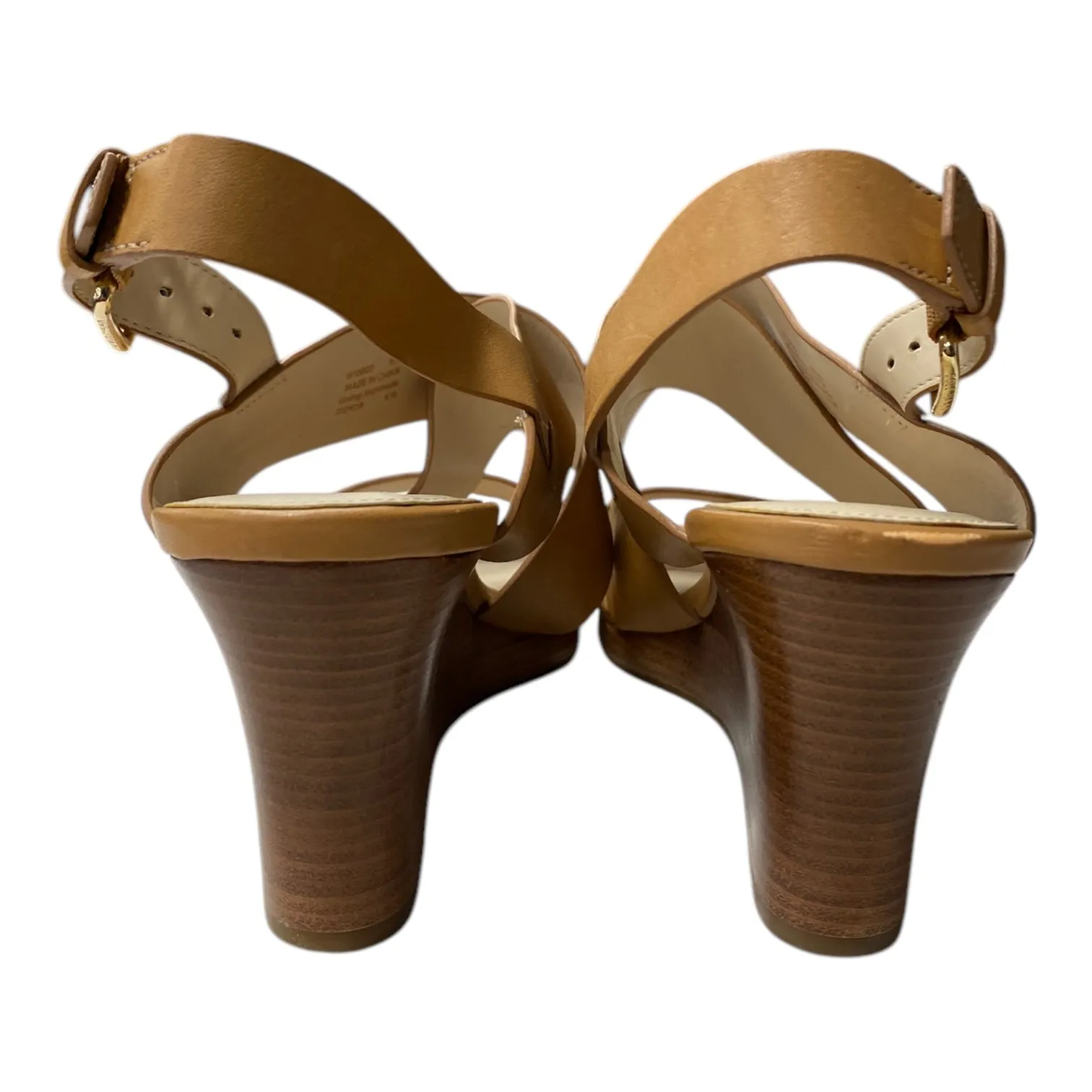Shoes Heels Wedge By Cole-Haan In Brown, Size:8.5 cole haan
